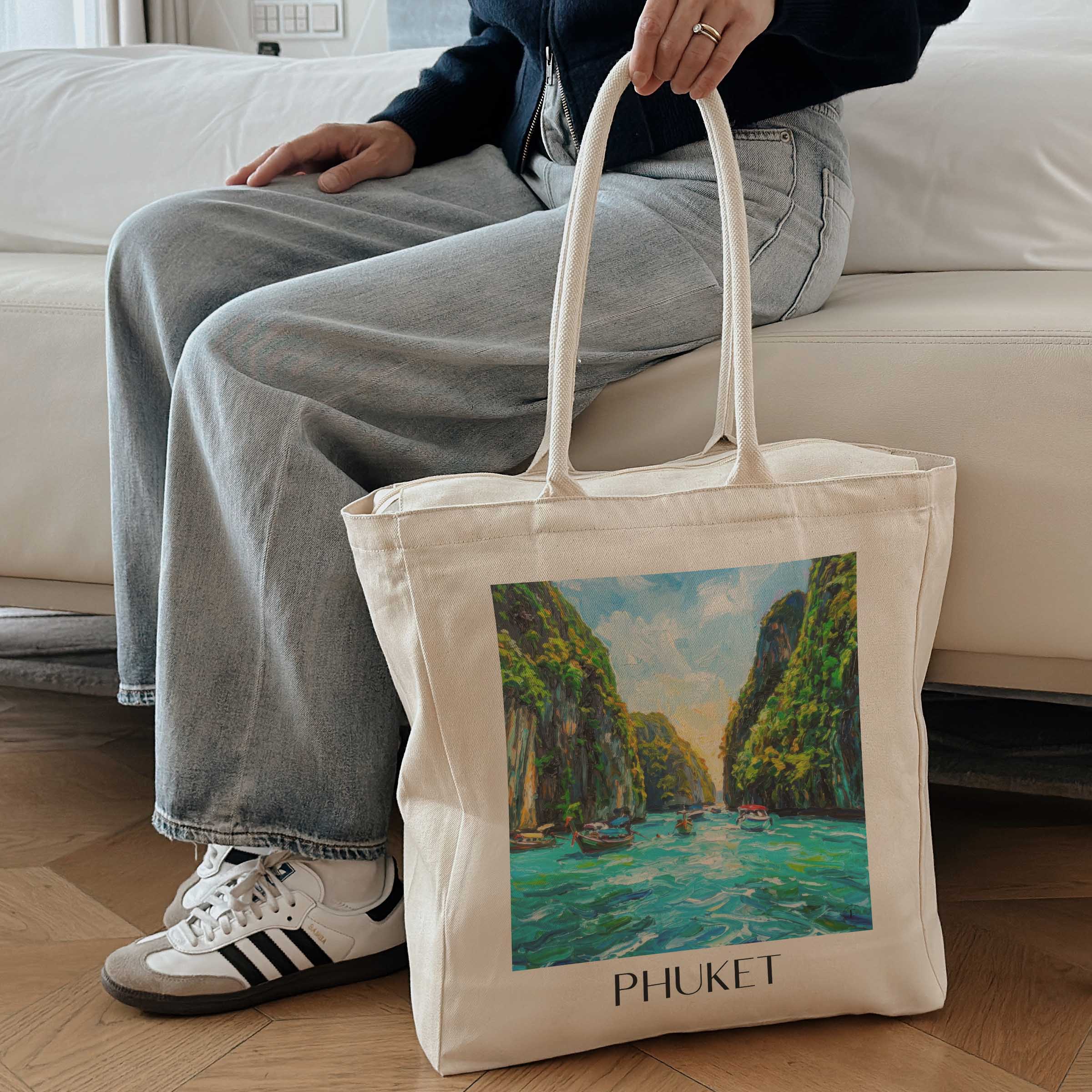 phuket-thailand-einkaufstasche-oil-painting-oelgemaelde