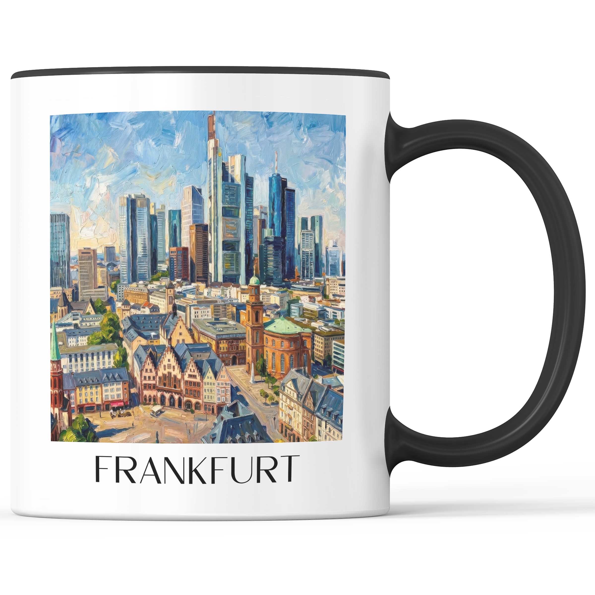 frankfurt-deutschland-kaffeebecher-oil-painting-oelgemaelde