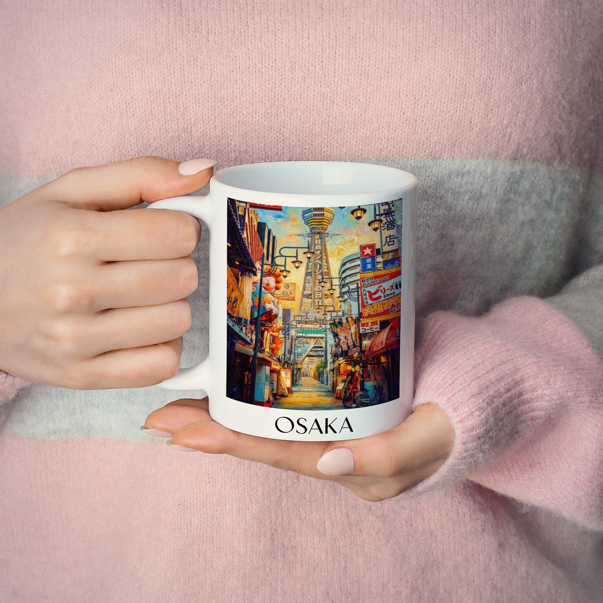 osaka-japan-kaffeebecher-oil-painting-oelgemaelde