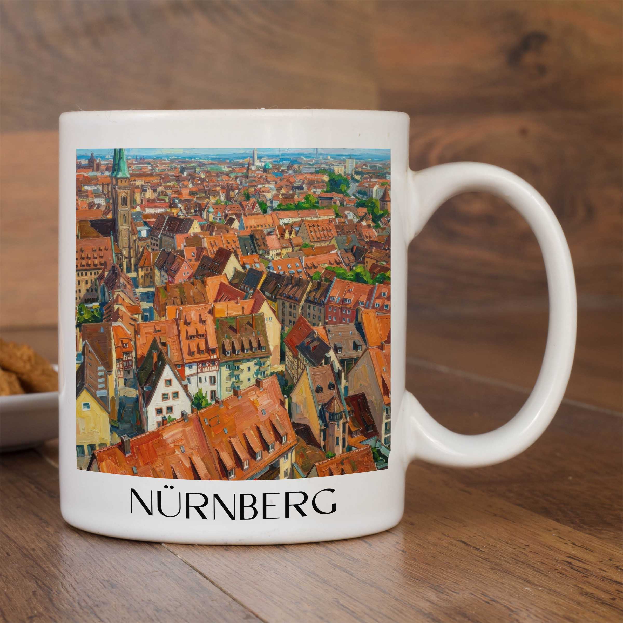 nürnberg-deutschland-kaffeebecher-oil-painting-oelgemaelde