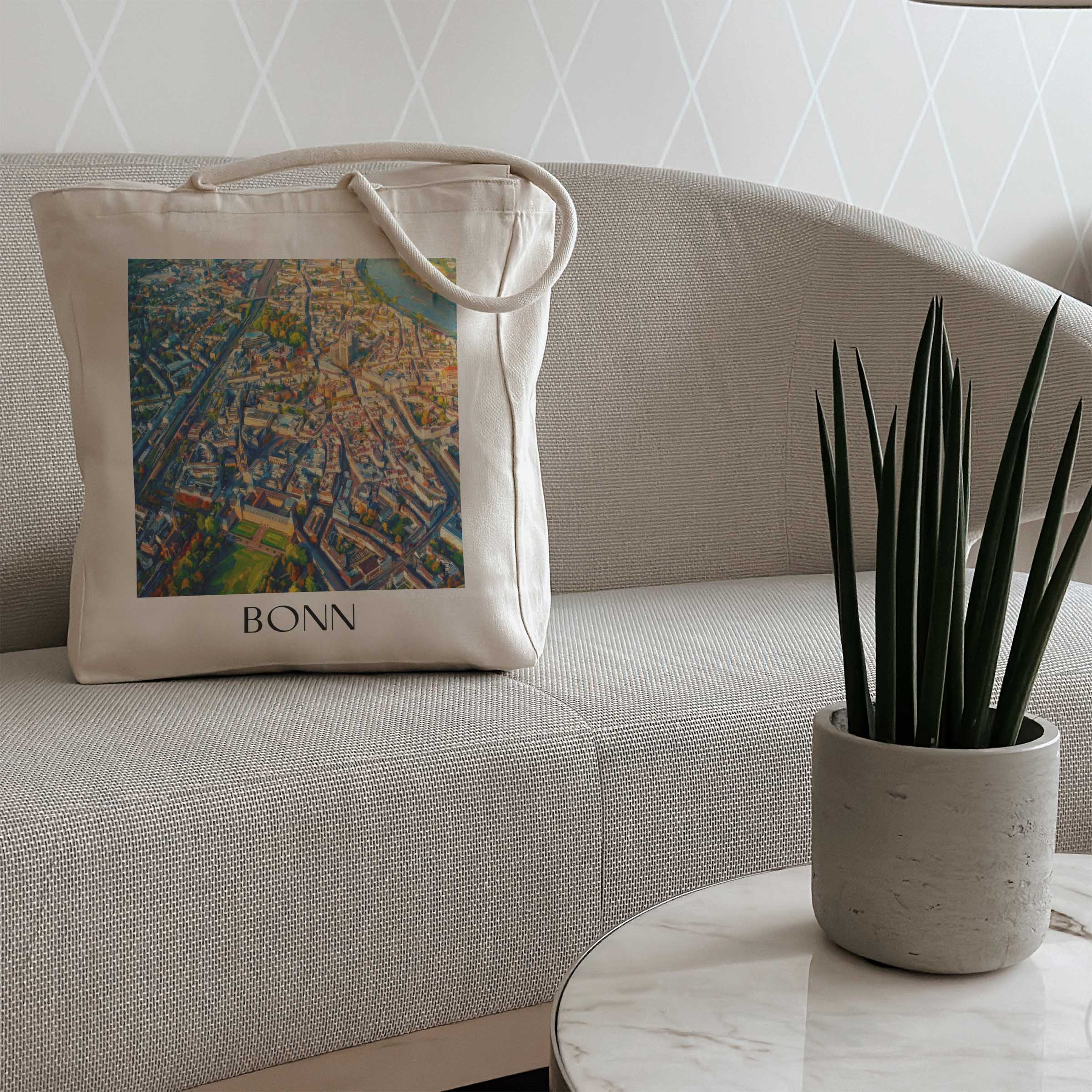 bonn-deutschland-einkaufstasche-oil-painting-oelgemaelde