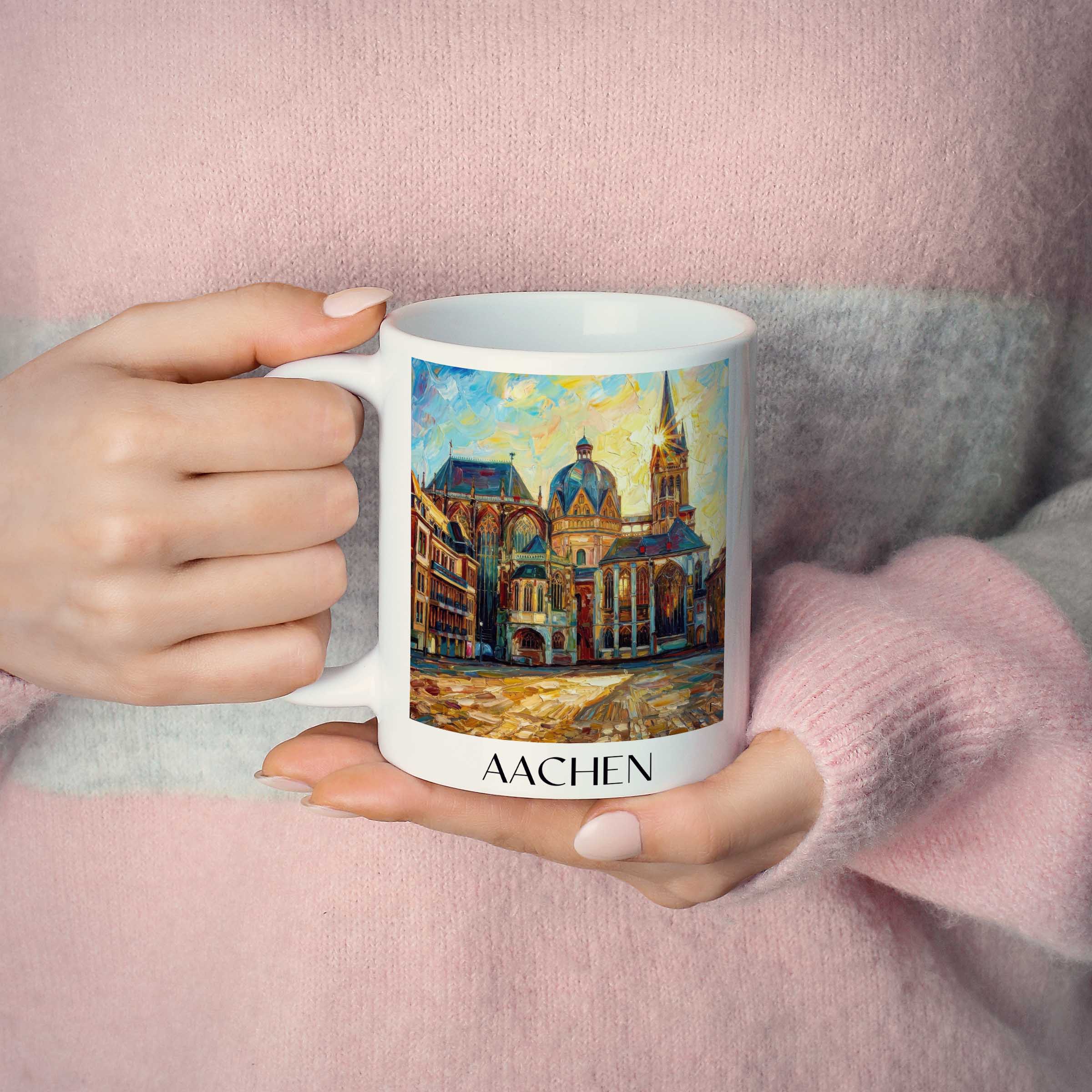 aachen-deutschland-kaffeebecher-oil-painting-oelgemaelde