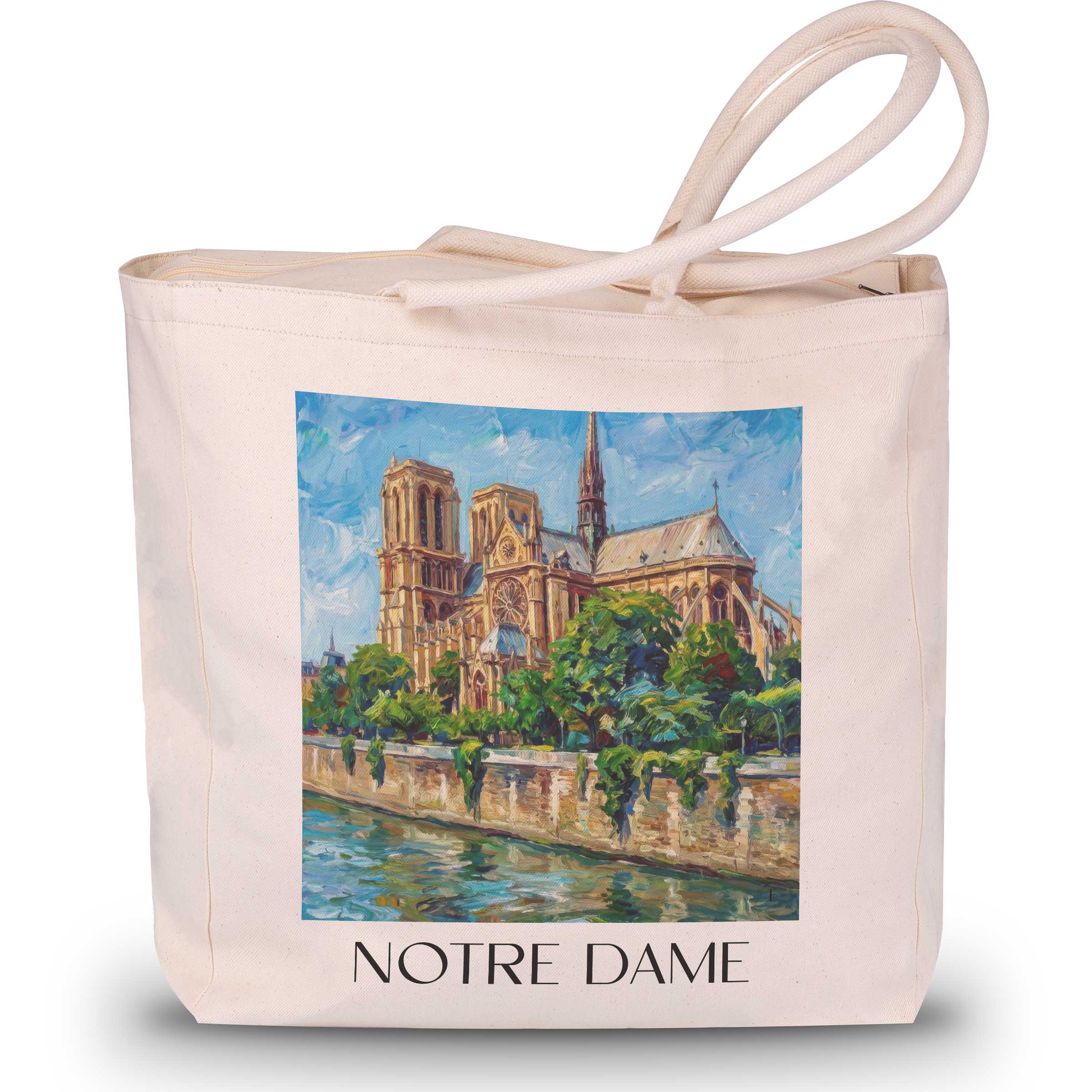 notre-dame-frankreich-einkaufstasche-oil-painting-oelgemaelde