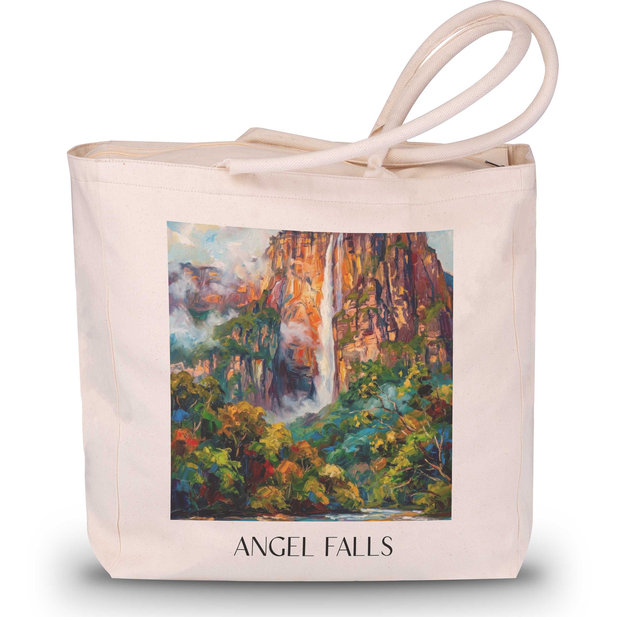 angel-falls-venezuela-einkaufstasche-oil-painting-oelgemaelde