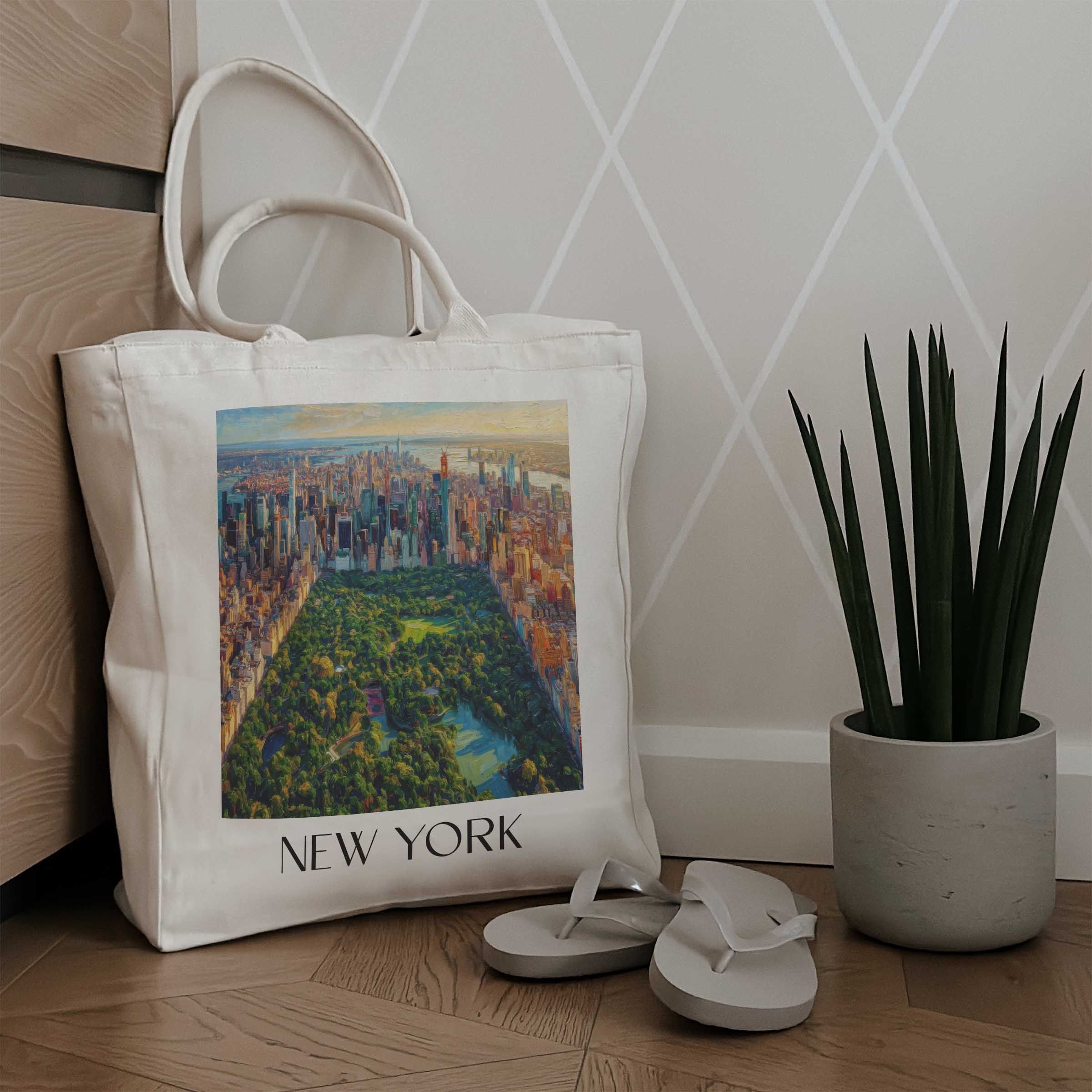 new-york-usa-usa-einkaufstasche-oil-painting-oelgemaelde
