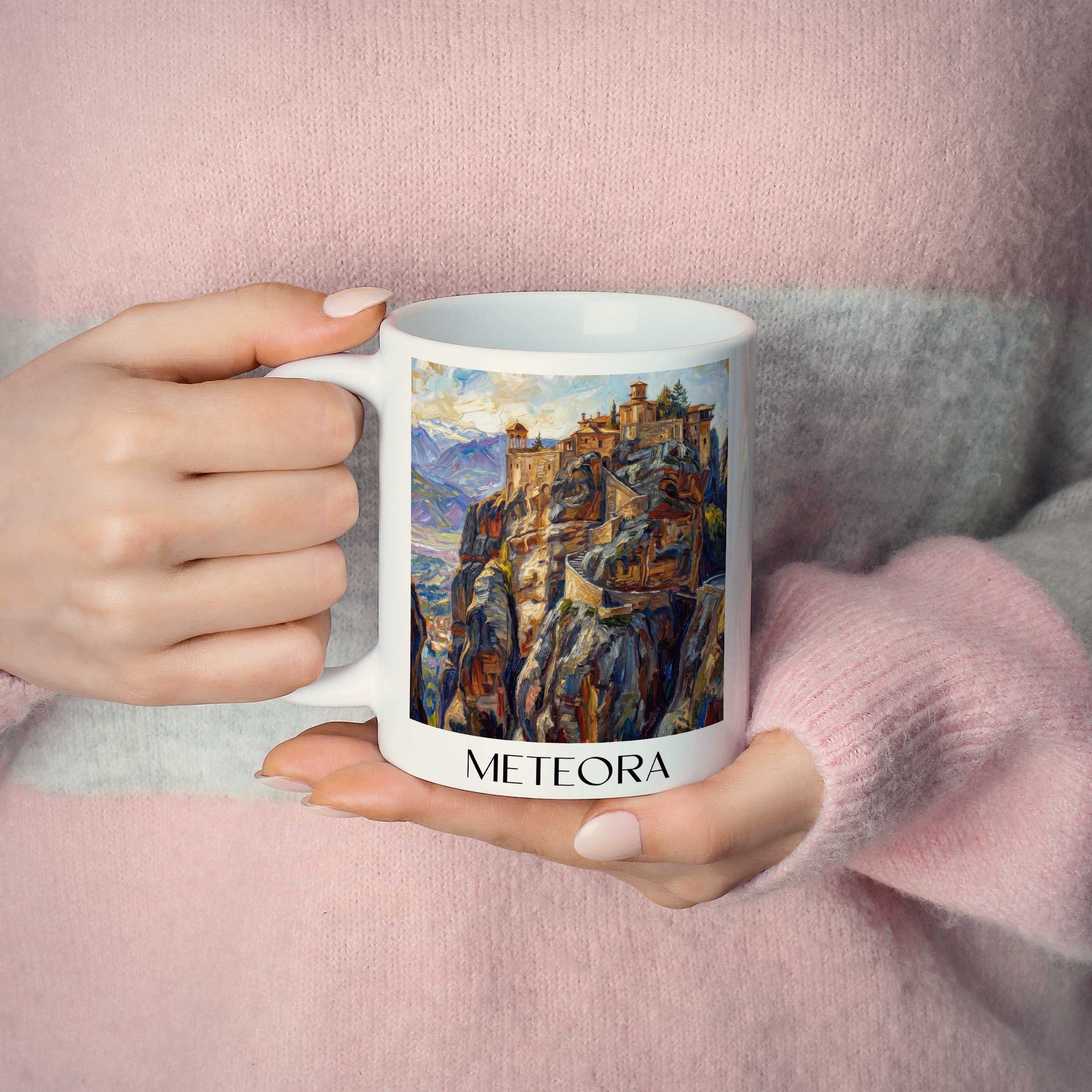 meteora-griechenland-griechenland-kaffeebecher-oil-painting-oelgemaelde
