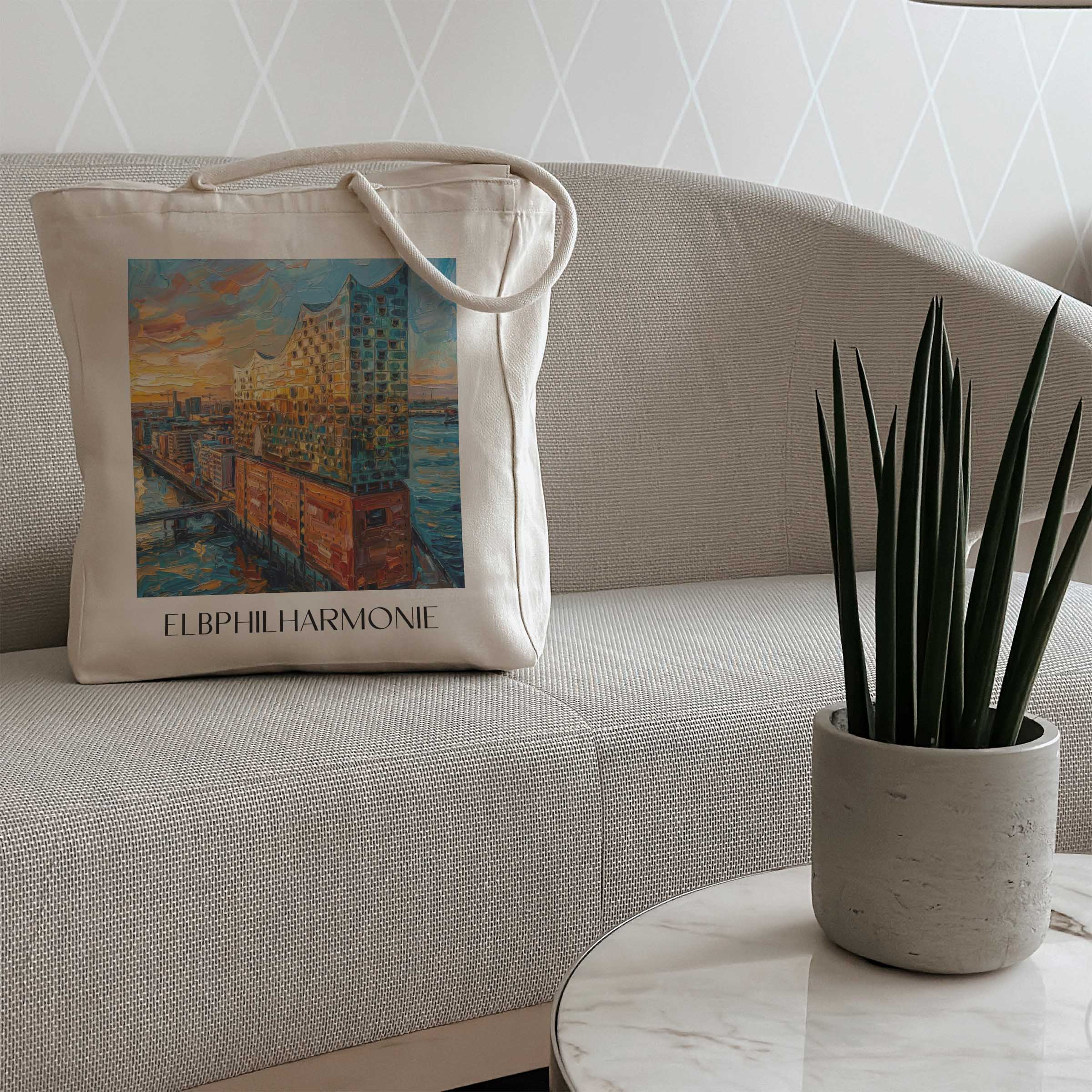 elbphilharmonie-hamburg-deutschland-einkaufstasche-oil-painting-oelgemaelde