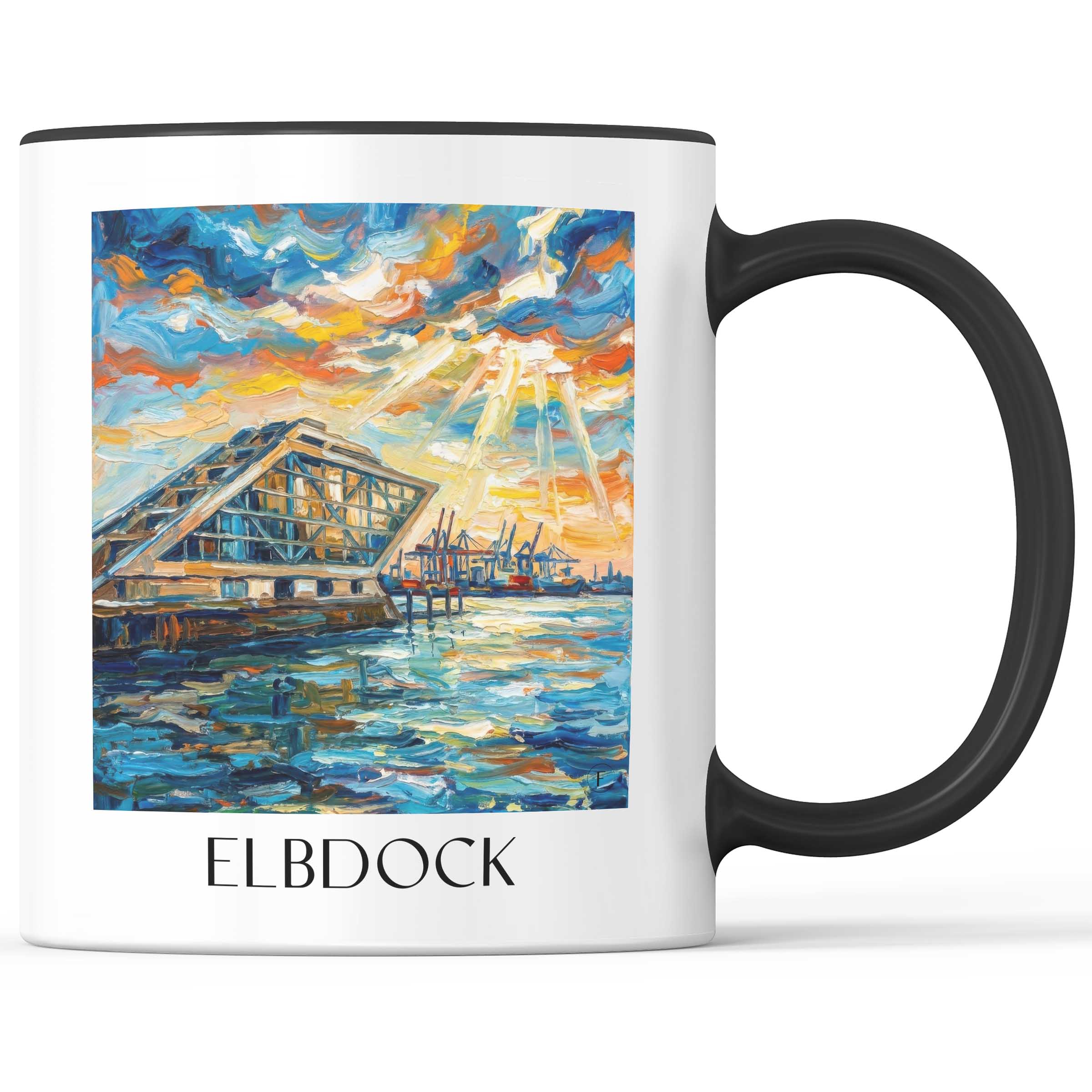elbdock-hamburg-deutschland-kaffeebecher-oil-painting-oelgemaelde