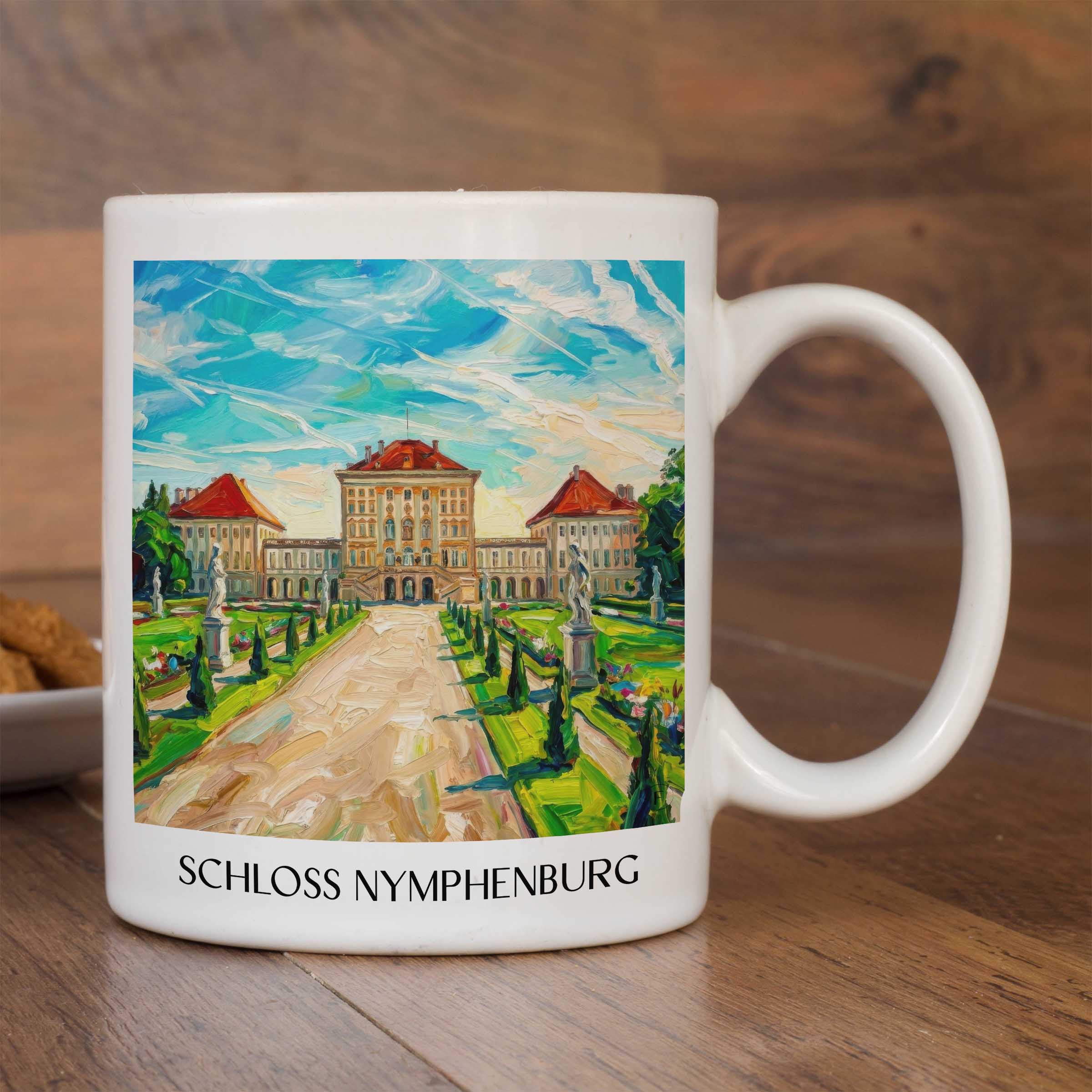 schloss-nymphenburg-münchen-deutschland-kaffeebecher-oil-painting-oelgemaelde