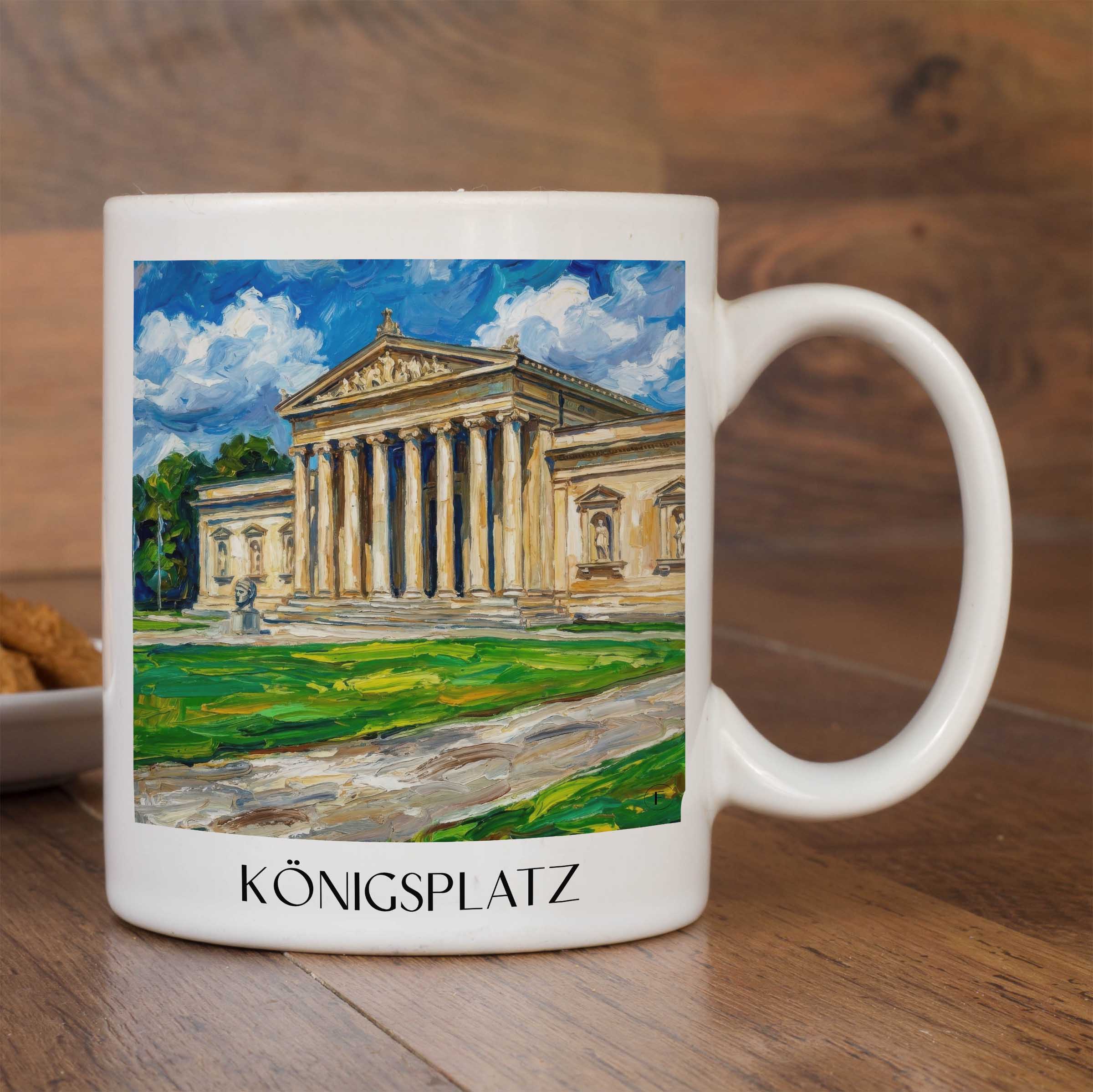 königsplatz-münchen-deutschland-kaffeebecher-oil-painting-oelgemaelde