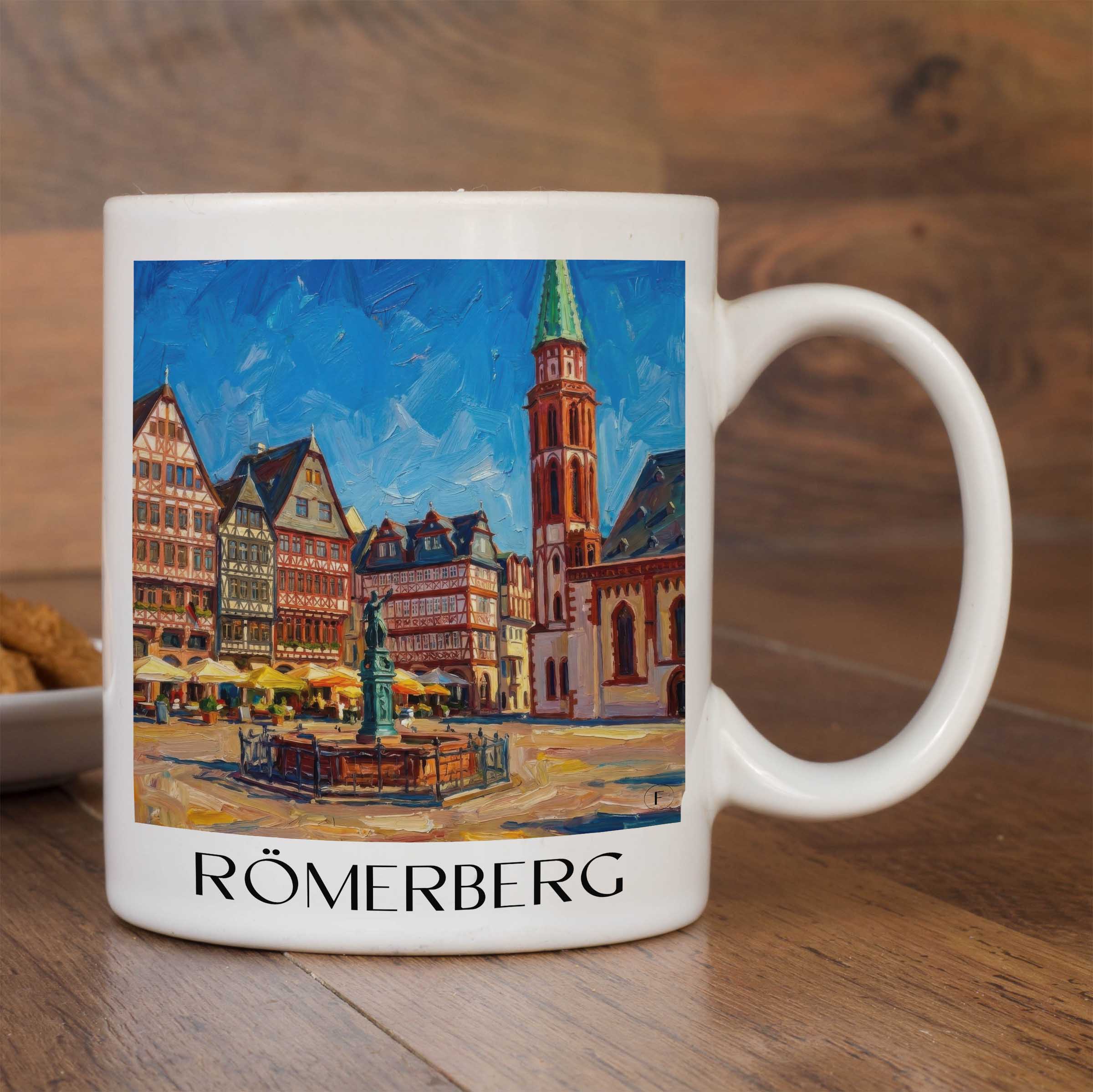 römerberg-frankfurt-deutschland-kaffeebecher-oil-painting-oelgemaelde