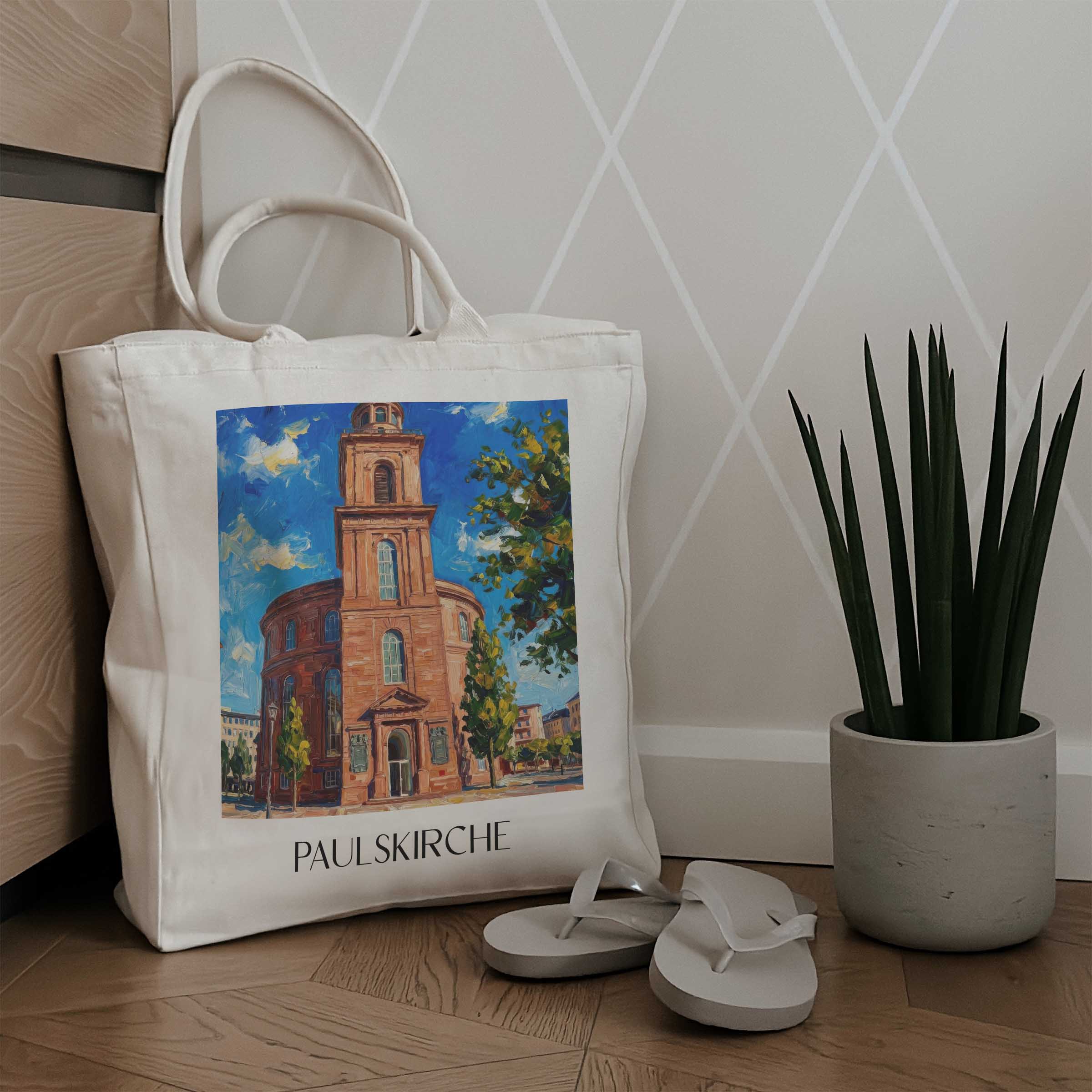 paulskirche-frankfurt-deutschland-einkaufstasche-oil-painting-oelgemaelde