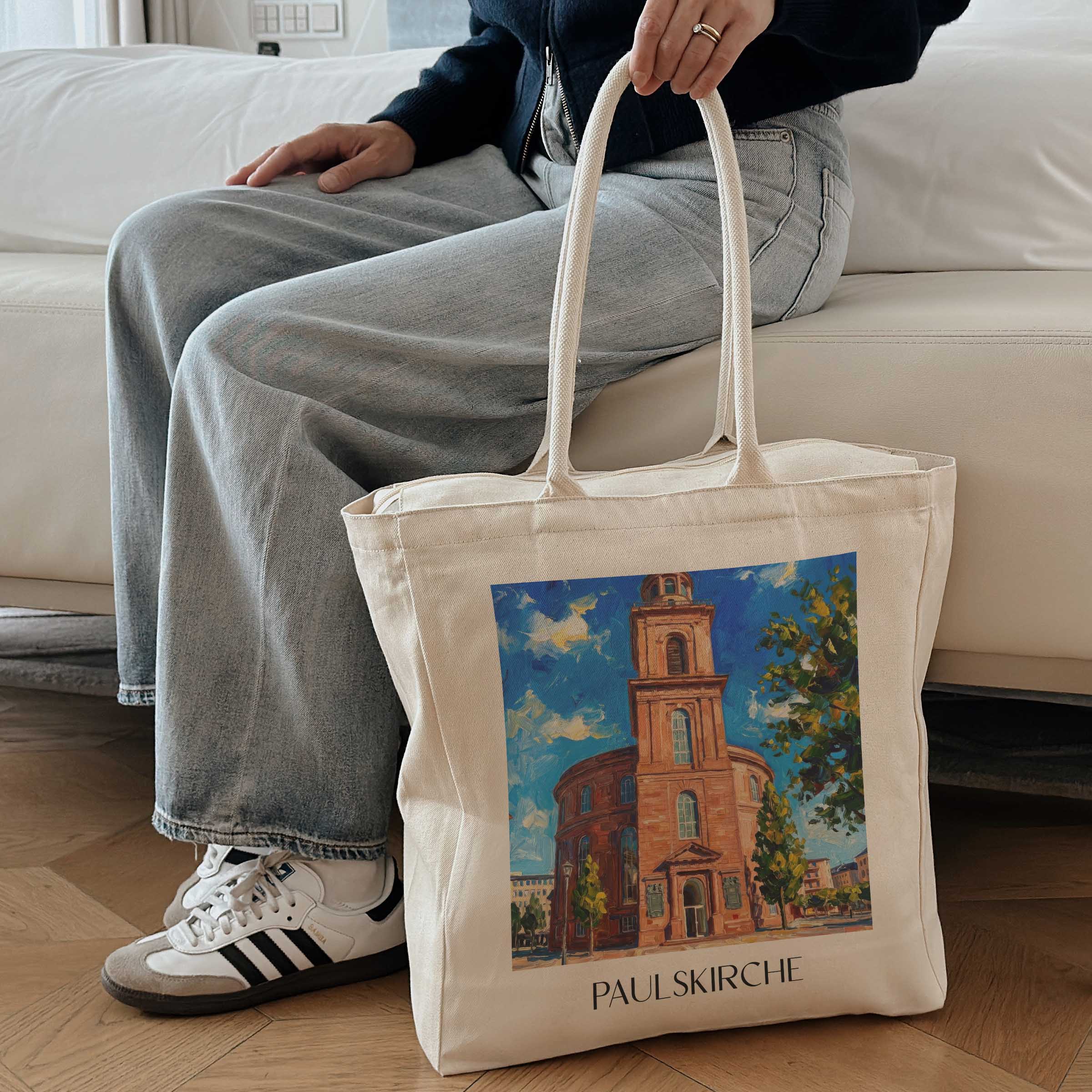 paulskirche-frankfurt-deutschland-einkaufstasche-oil-painting-oelgemaelde