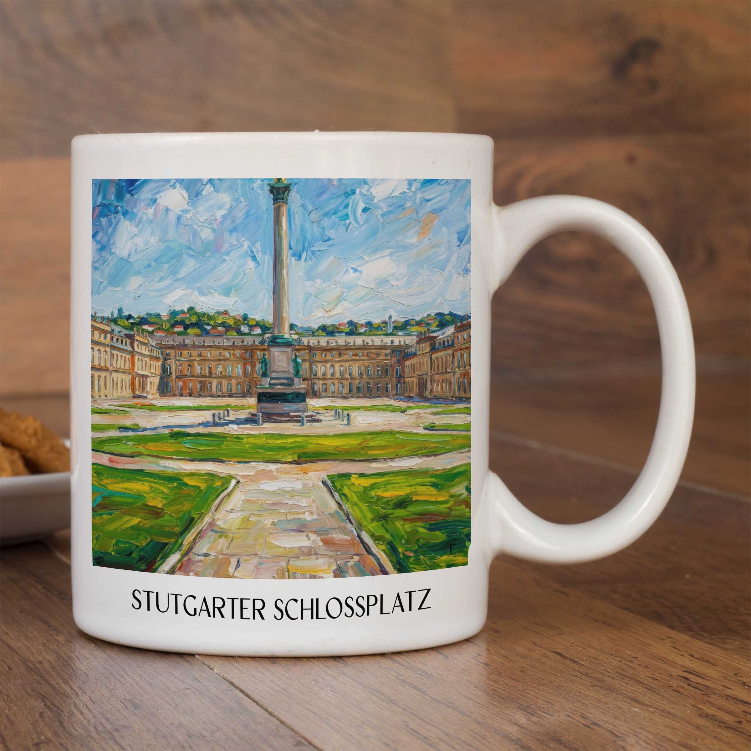 schlossplatz-stuttgart-deutschland-kaffeebecher-oil-painting-oelgemaelde