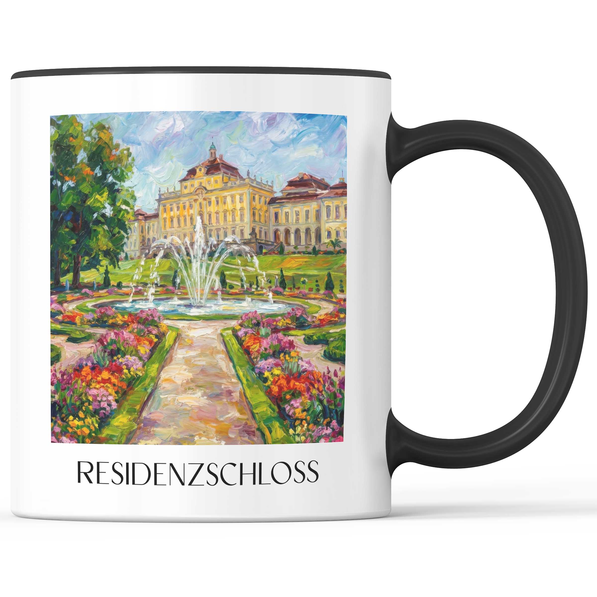residenzschloss-ludwigsburg-deutschland-kaffeebecher-oil-painting-oelgemaelde
