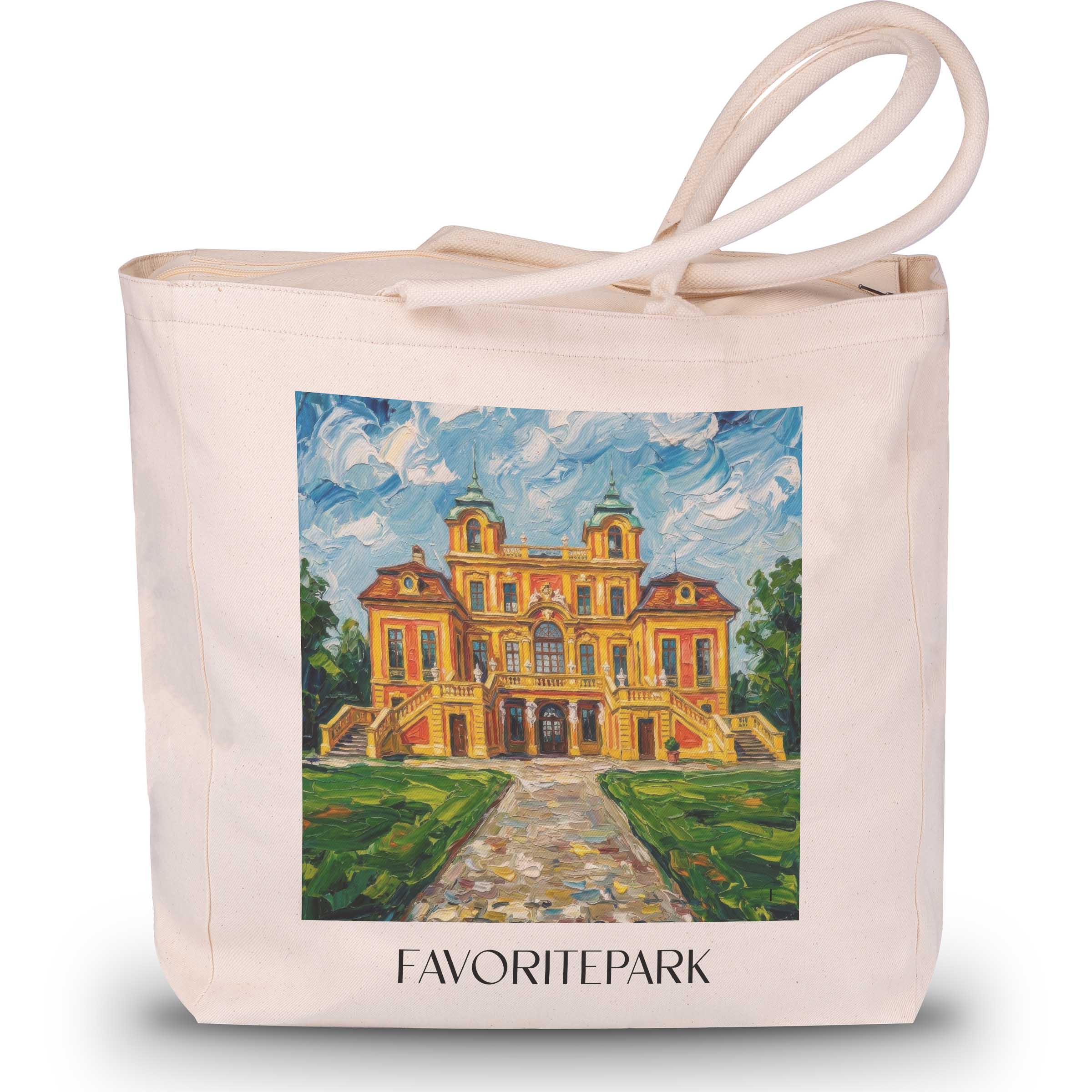 favoritepark-ludwigsburg-deutschland-einkaufstasche-oil-painting-oelgemaelde
