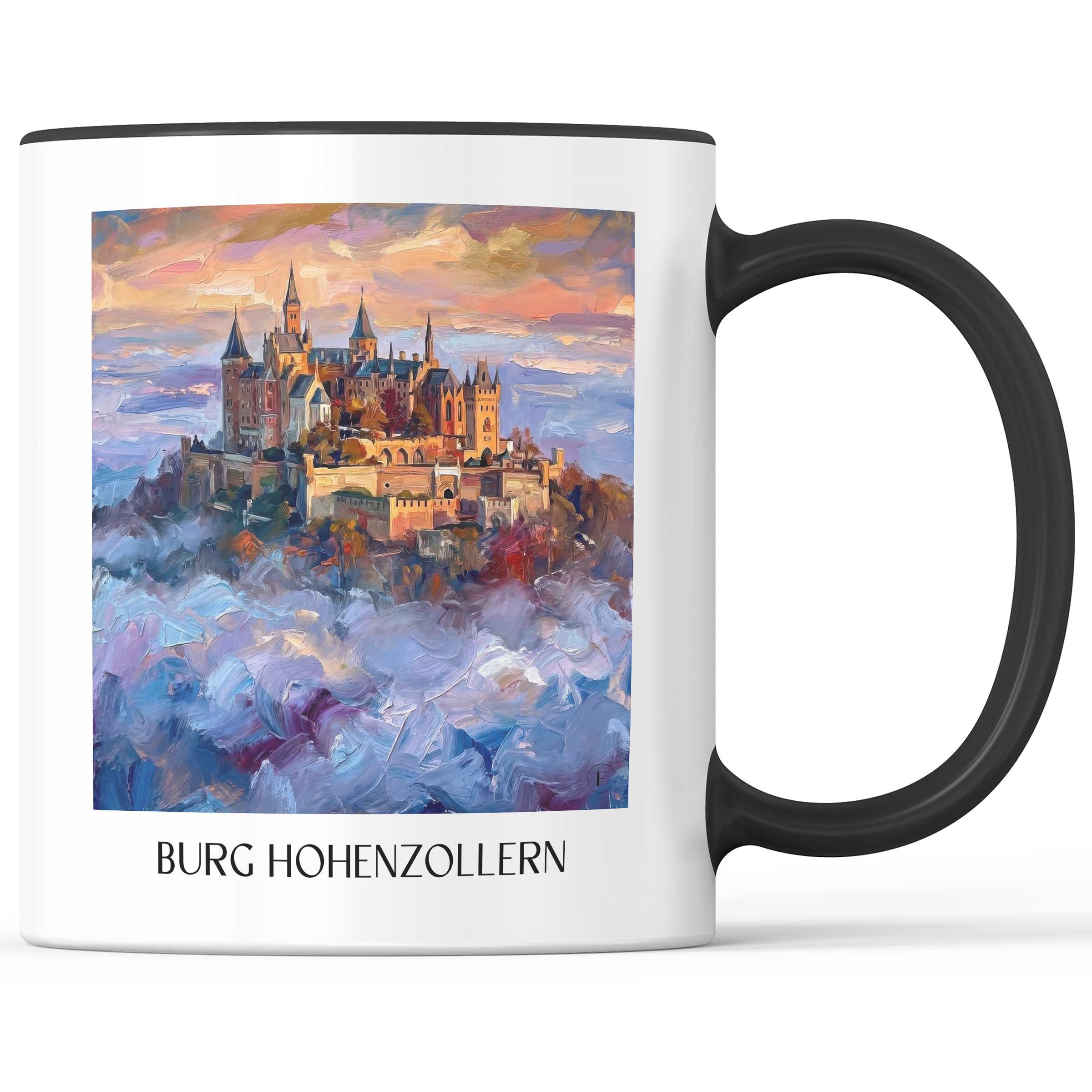 burg-hohenzollern-schwäbische-alb-deutschland-kaffeebecher-oil-painting-oelgemaelde
