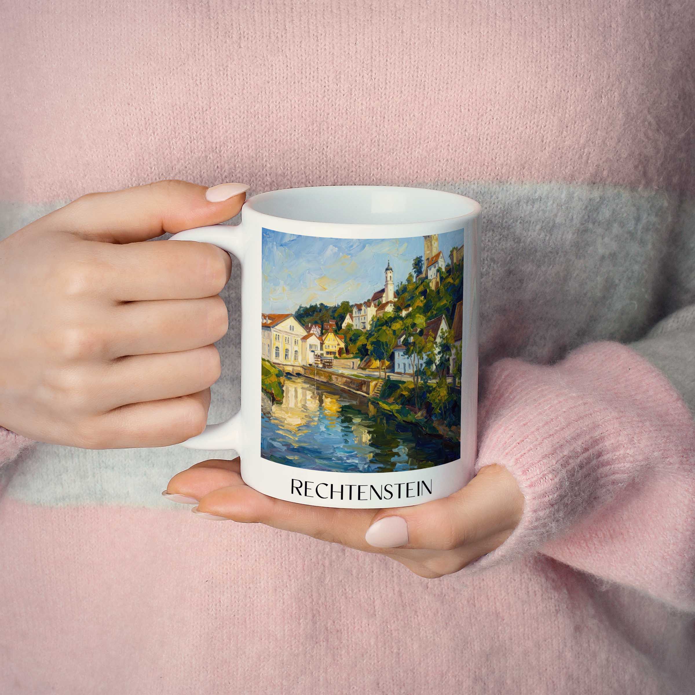 rechtenstein-deutschland-kaffeebecher-oil-painting-oelgemaelde