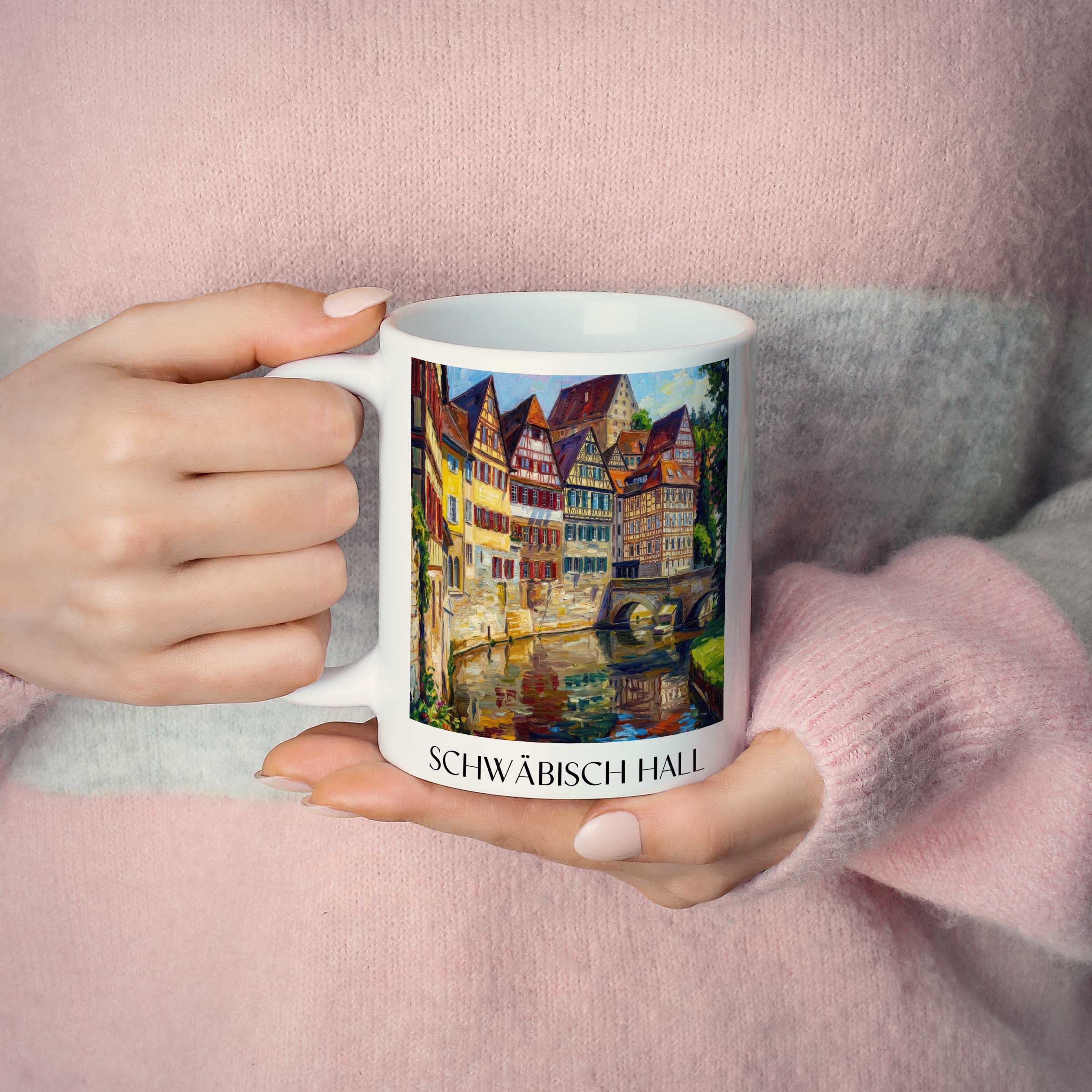 schwäbisch-hall-deutschland-kaffeebecher-oil-painting-oelgemaelde