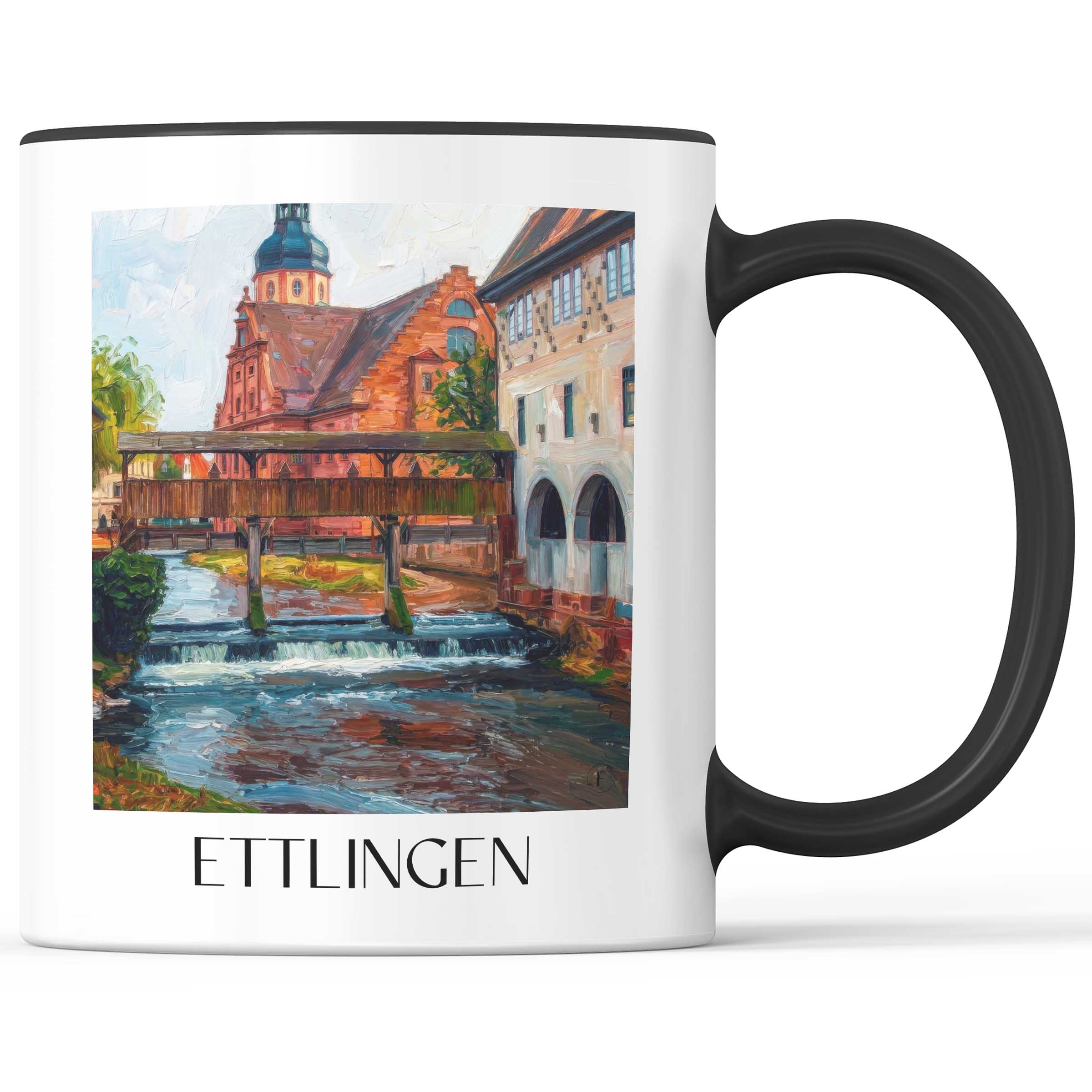 ettlingen-deutschland-kaffeebecher-oil-painting-oelgemaelde