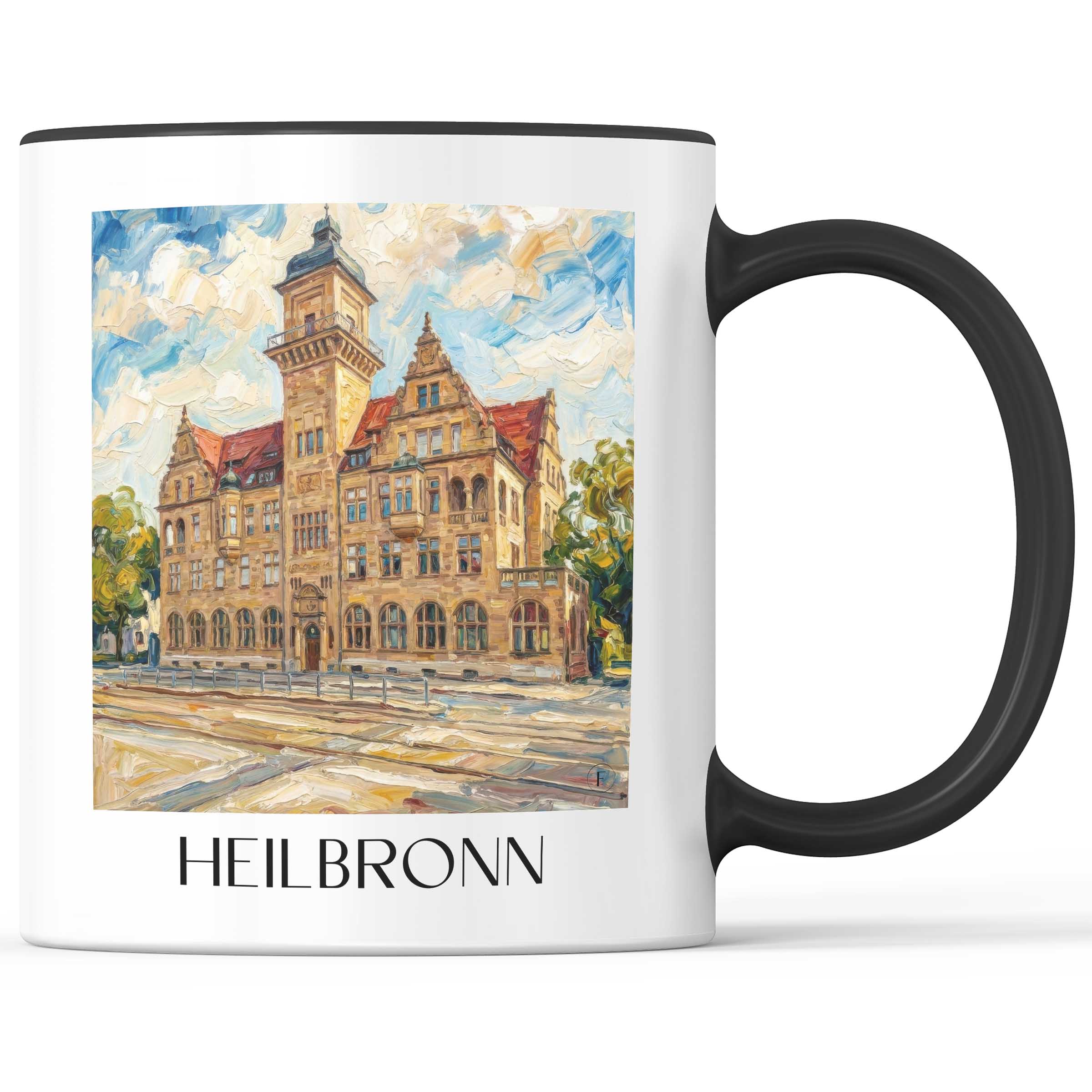 Heilbronn - Deutschland Becher - Kaffeetasse im Ölgemälde Stil