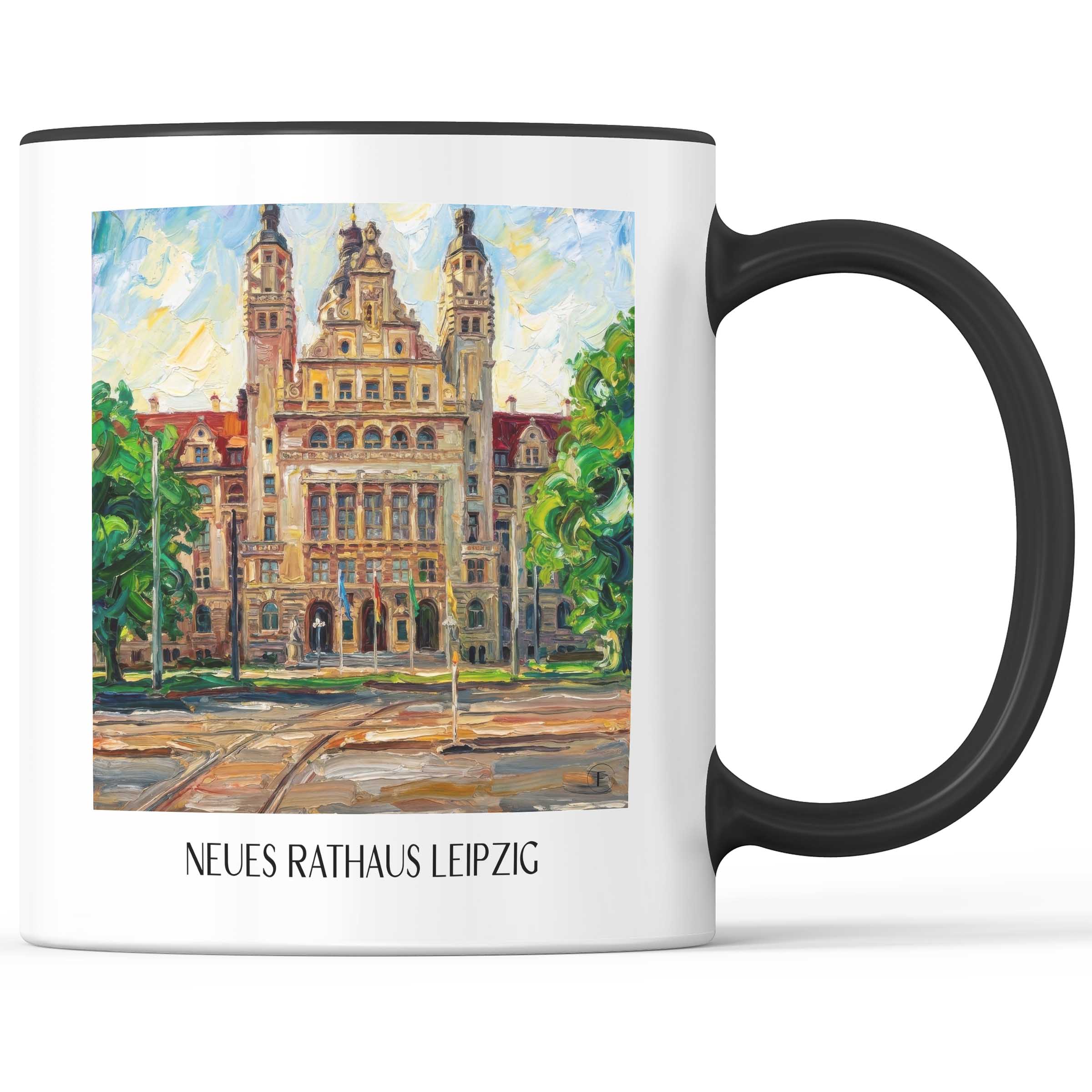 neues-rathaus-leipzig-deutschland-kaffeebecher-oil-painting-oelgemaelde