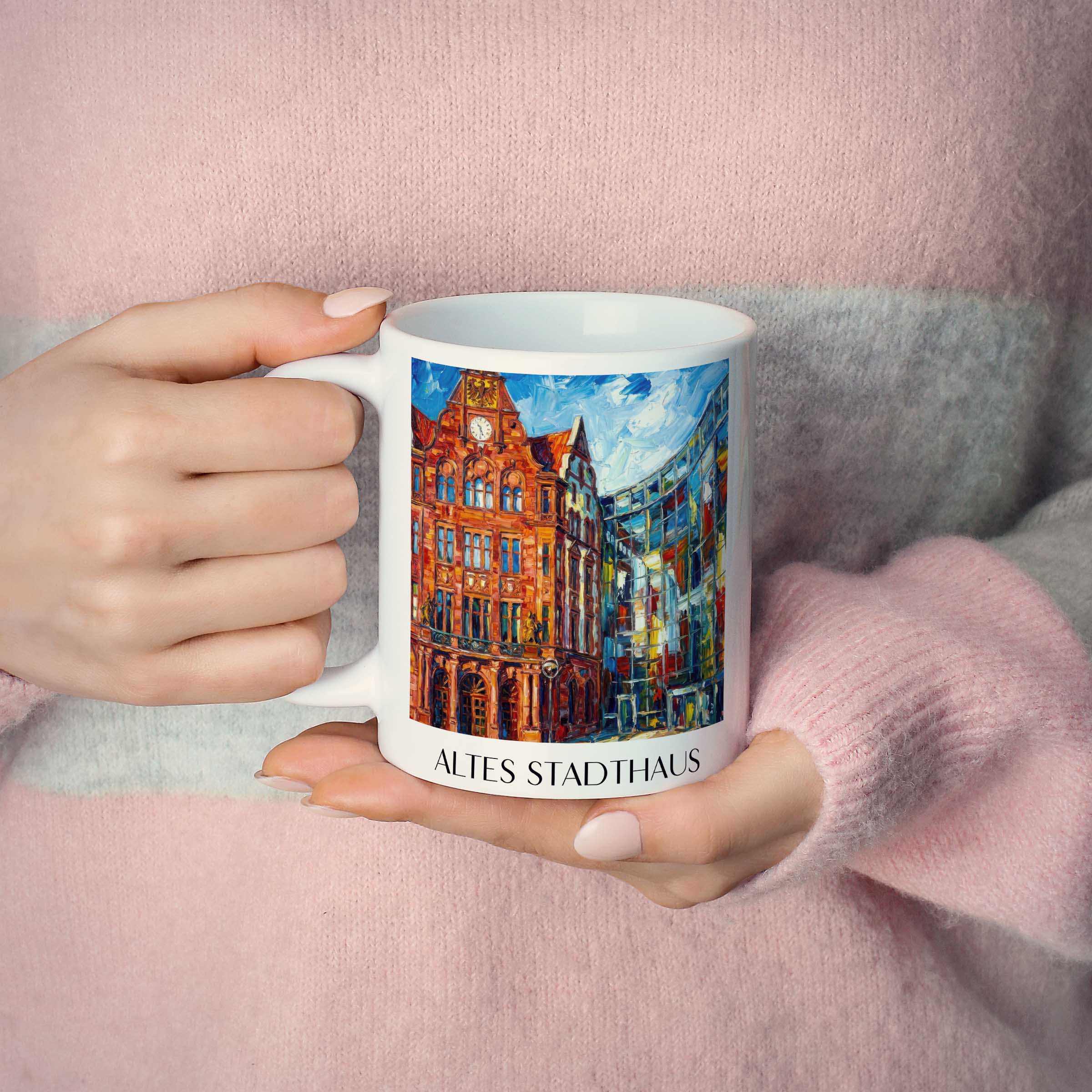 altes-stadthaus-dortmund-deutschland-kaffeebecher-oil-painting-oelgemaelde