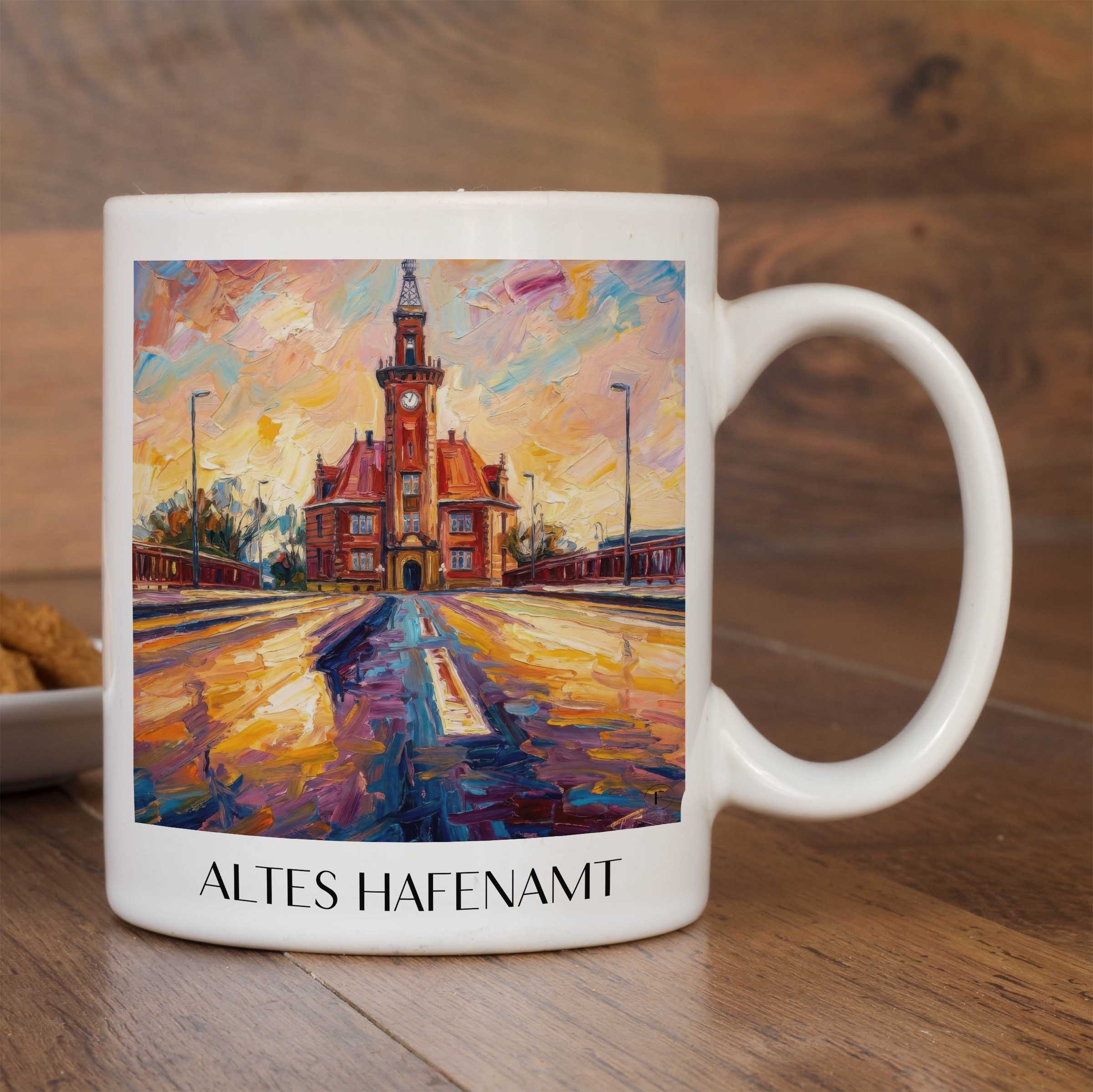 altes-hafenamt-dortmund-deutschland-kaffeebecher-oil-painting-oelgemaelde