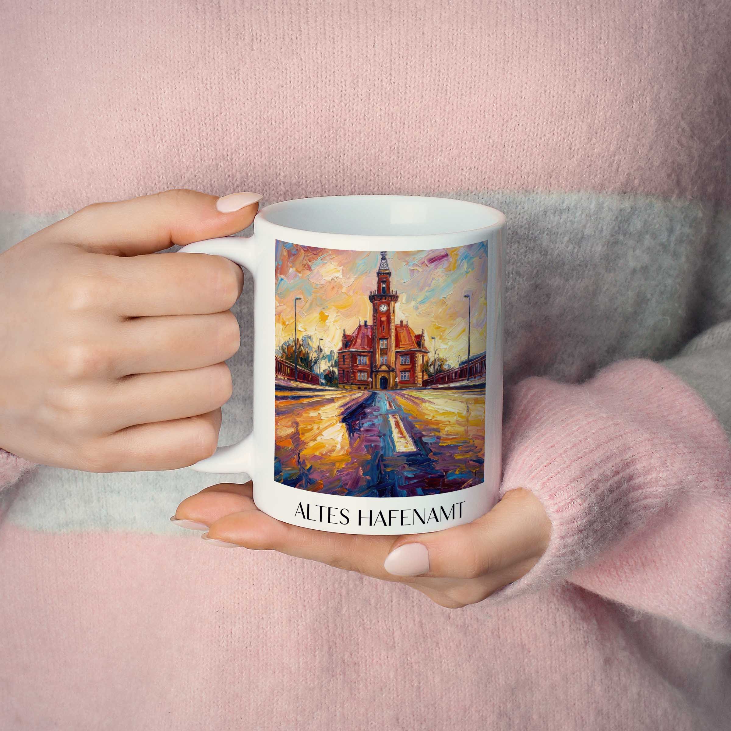 altes-hafenamt-dortmund-deutschland-kaffeebecher-oil-painting-oelgemaelde