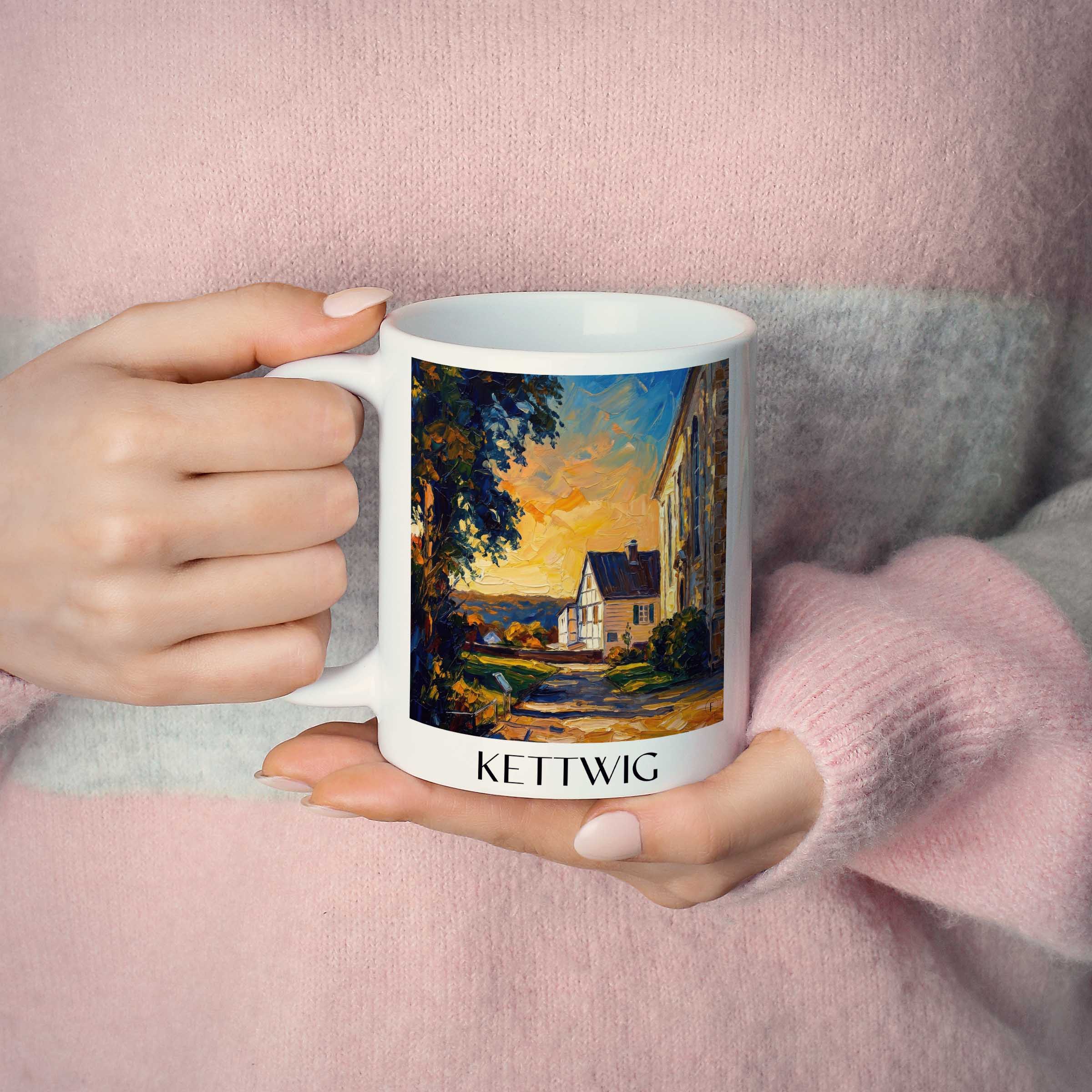 kettwig-essen-deutschland-kaffeebecher-oil-painting-oelgemaelde