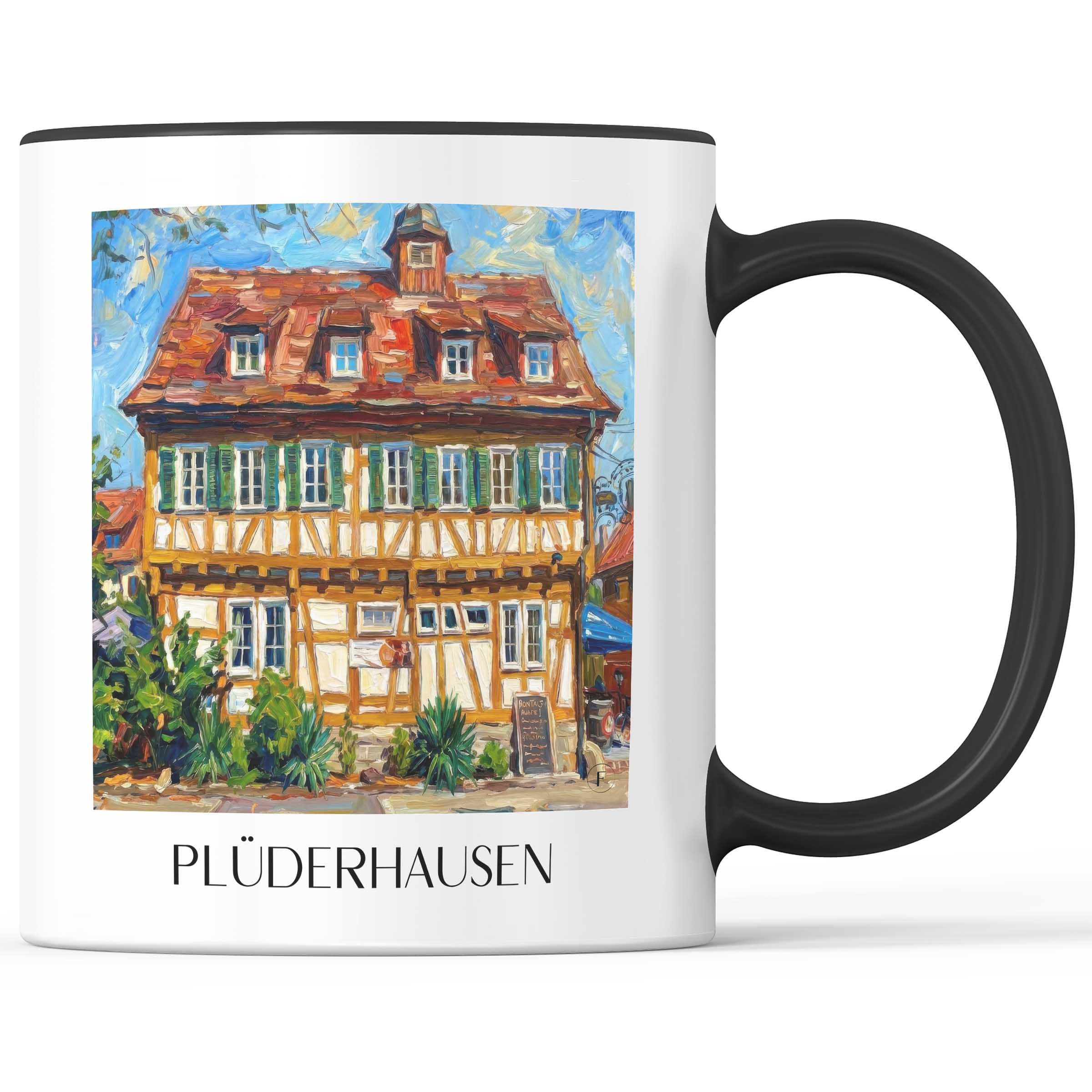plüderhausen-deutschland-kaffeebecher-oil-painting-oelgemaelde