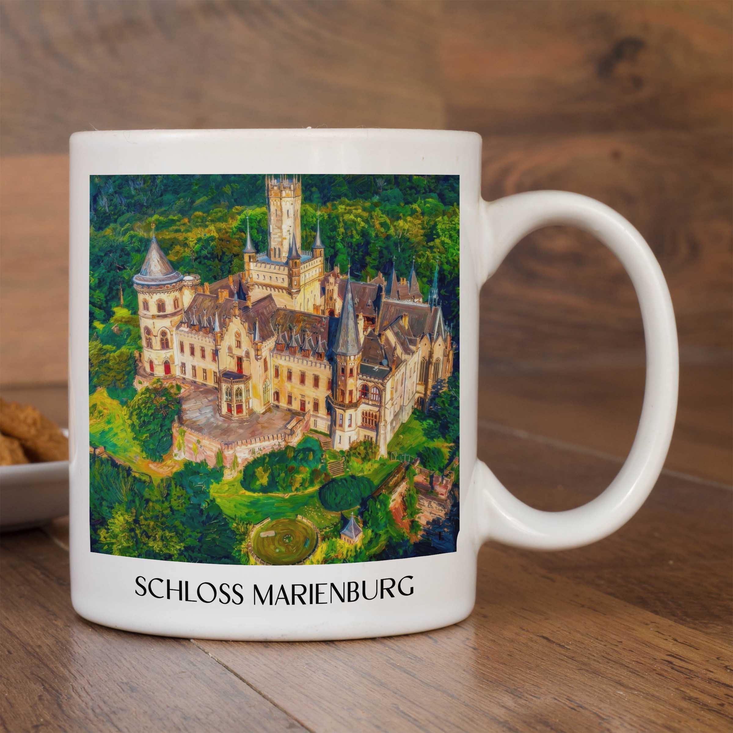schloss-marienburg-pattensen-deutschland-kaffeebecher-oil-painting-oelgemaelde