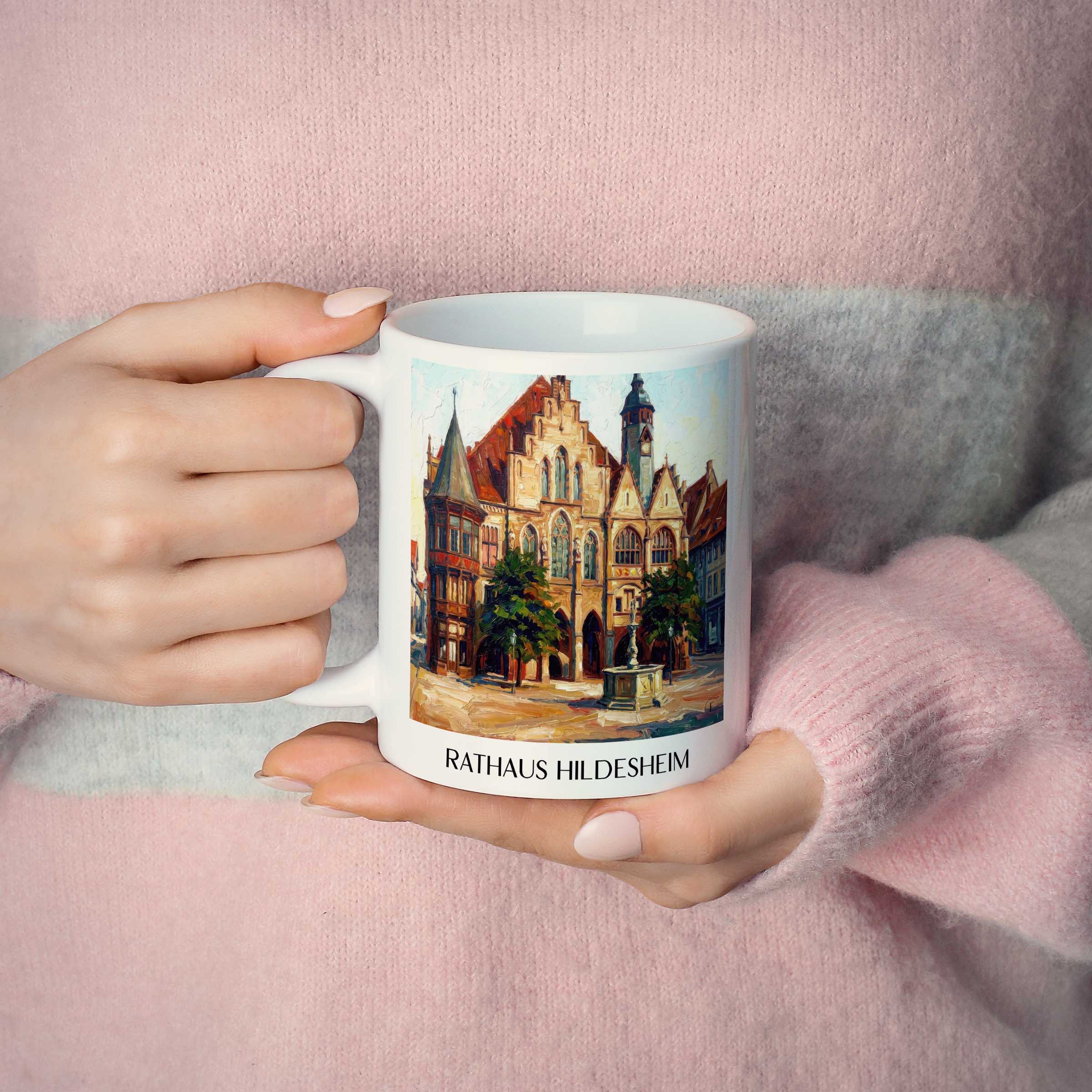 rathaus--hildesheim-deutschland-kaffeebecher-oil-painting-oelgemaelde