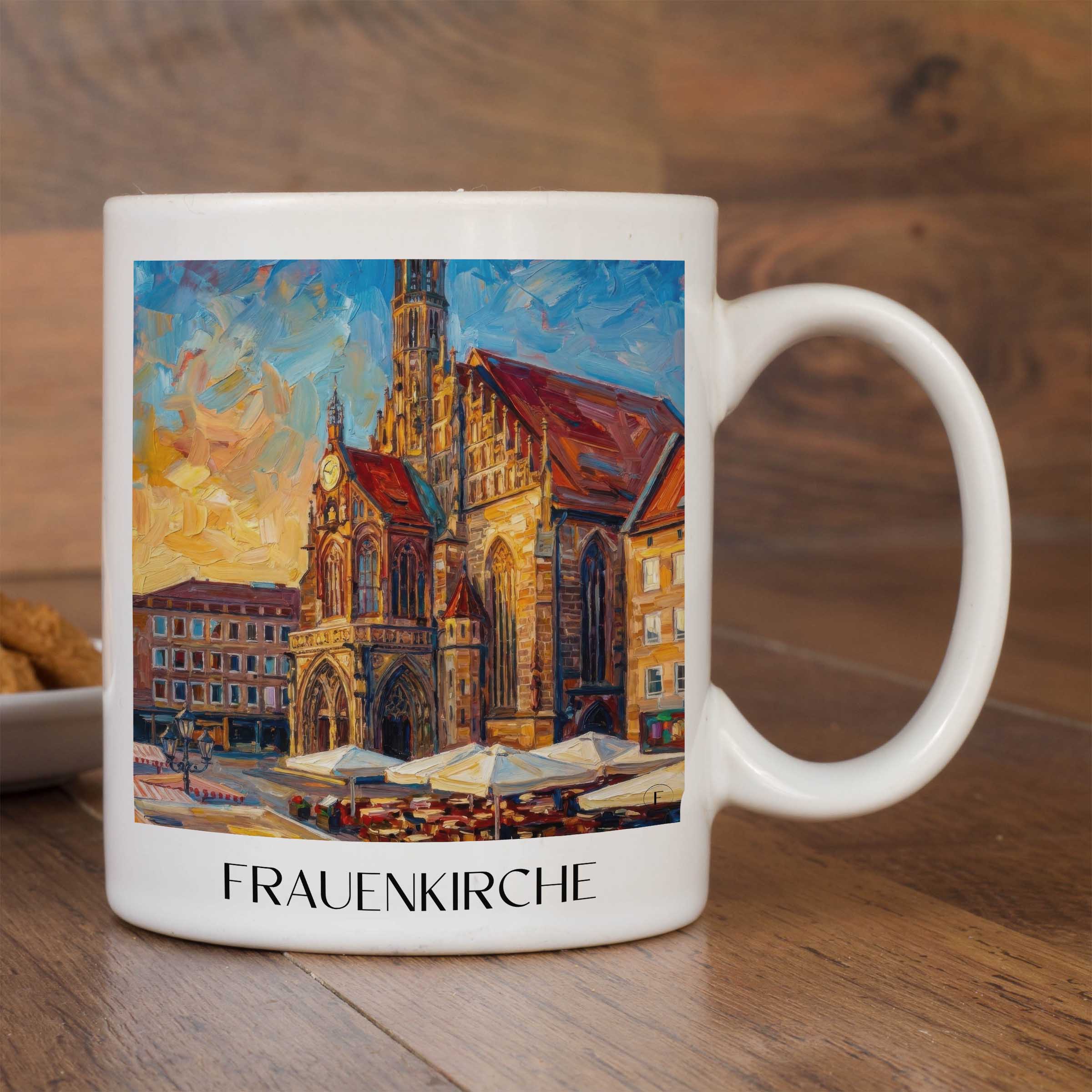frauenkirche-nürnberg-deutschland-kaffeebecher-oil-painting-oelgemaelde