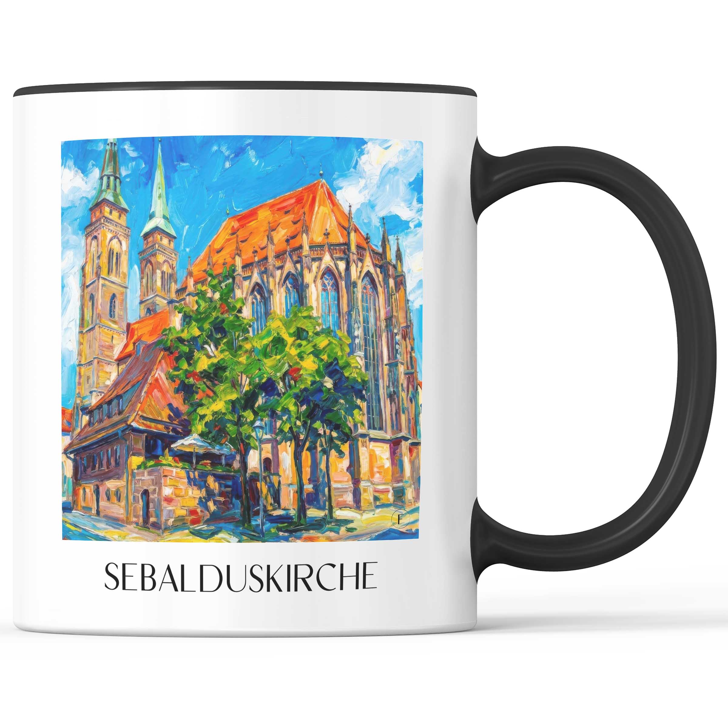 sebalduskirche-nürnberg-deutschland-kaffeebecher-oil-painting-oelgemaelde