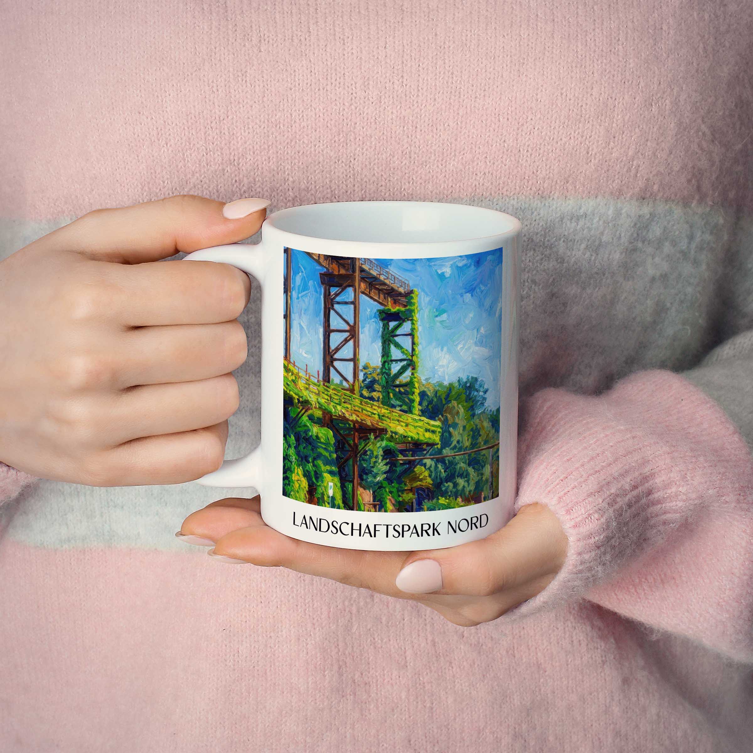 landschaftspark-nord-duisburg-deutschland-kaffeebecher-oil-painting-oelgemaelde