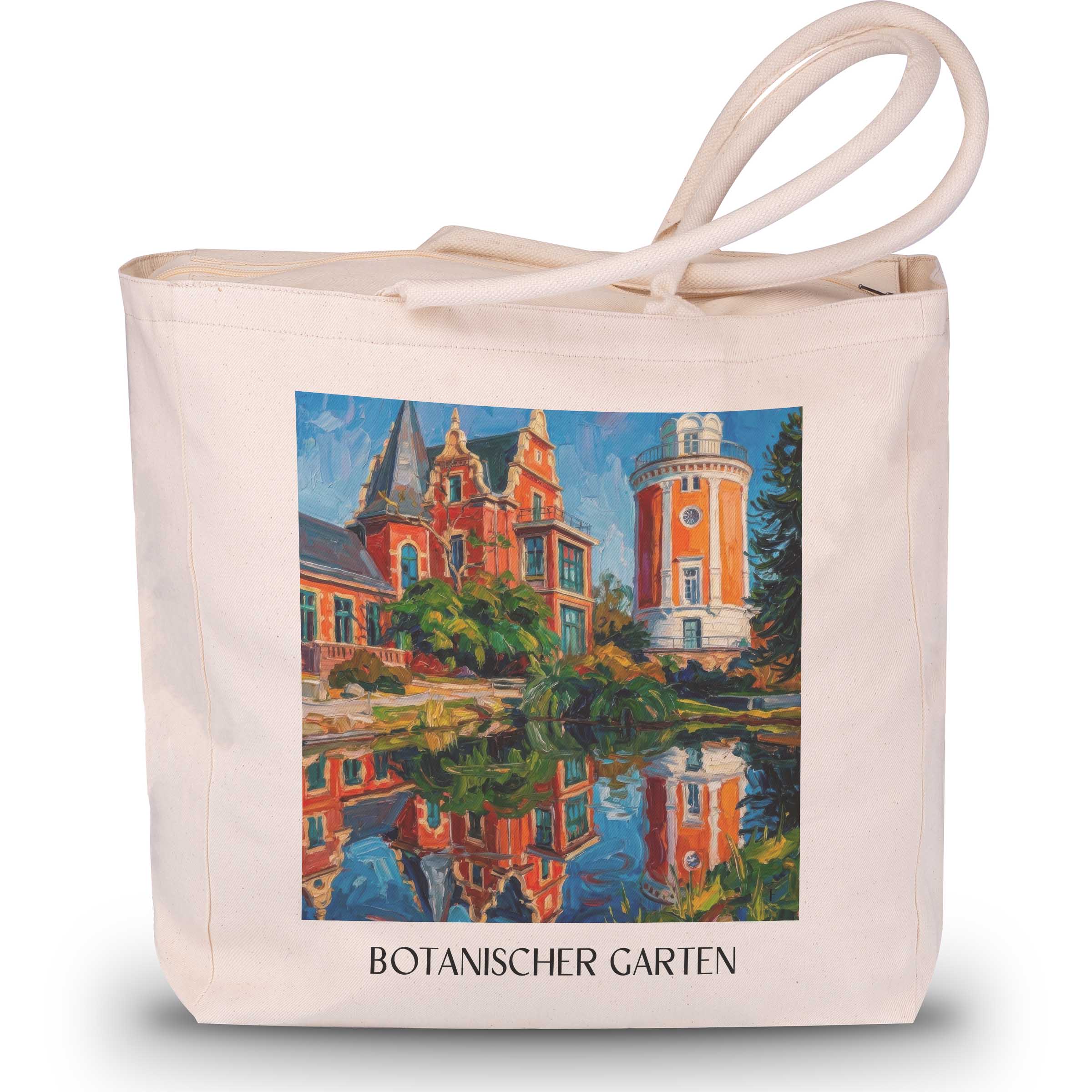 botanischer-garten-wuppertal-deutschland-einkaufstasche-oil-painting-oelgemaelde