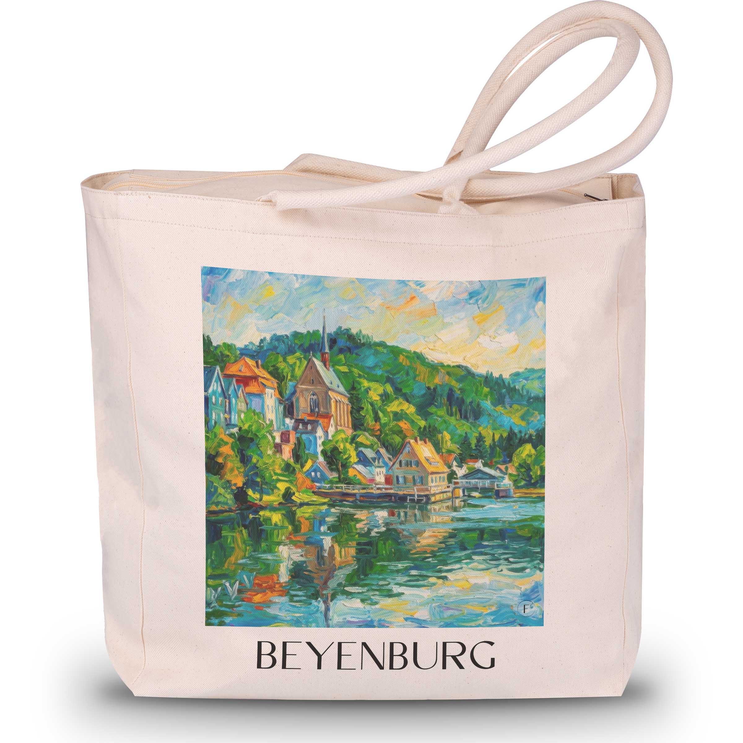 beyenburg-wuppertal-deutschland-einkaufstasche-oil-painting-oelgemaelde