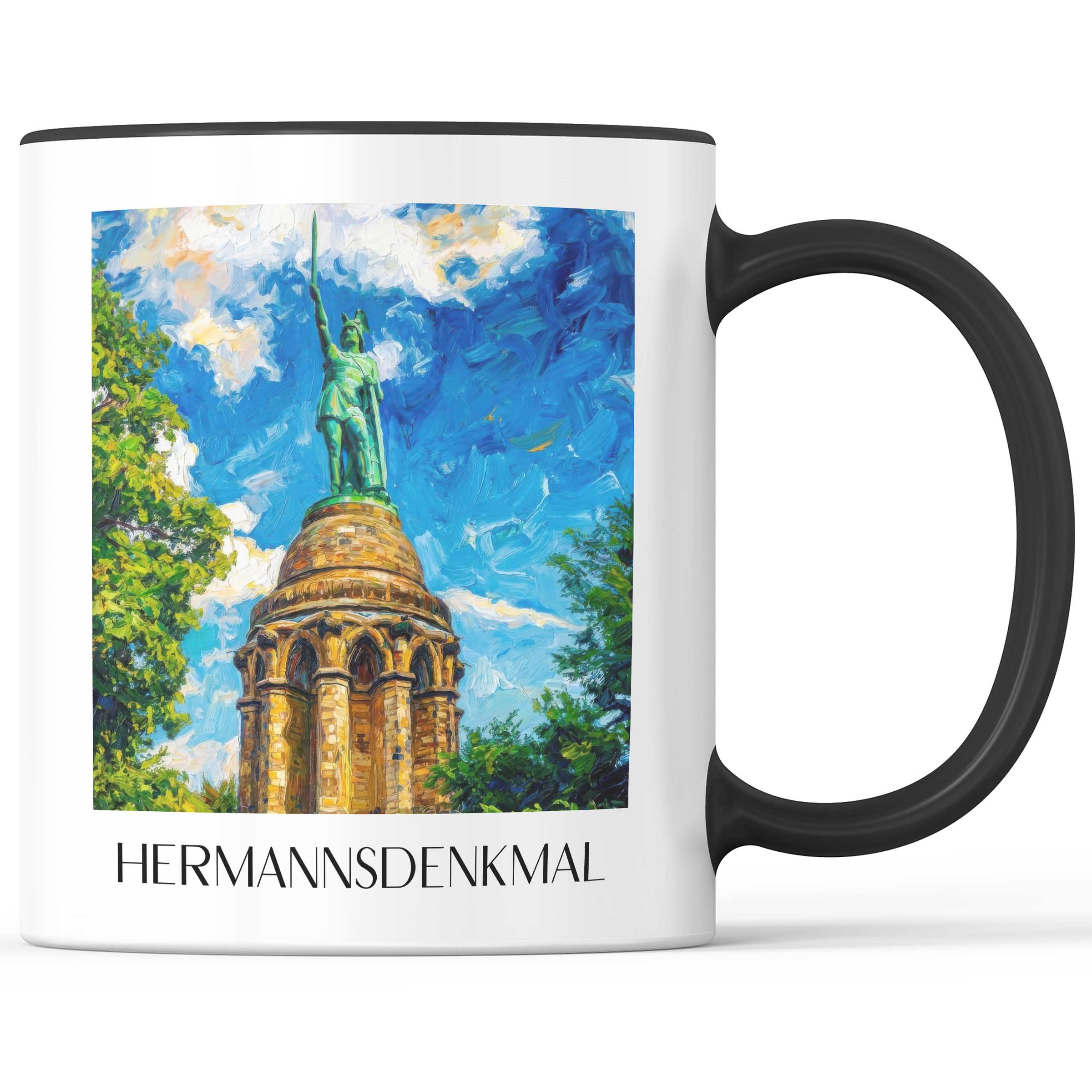 hermannsdenkmal-detmold-deutschland-kaffeebecher-oil-painting-oelgemaelde