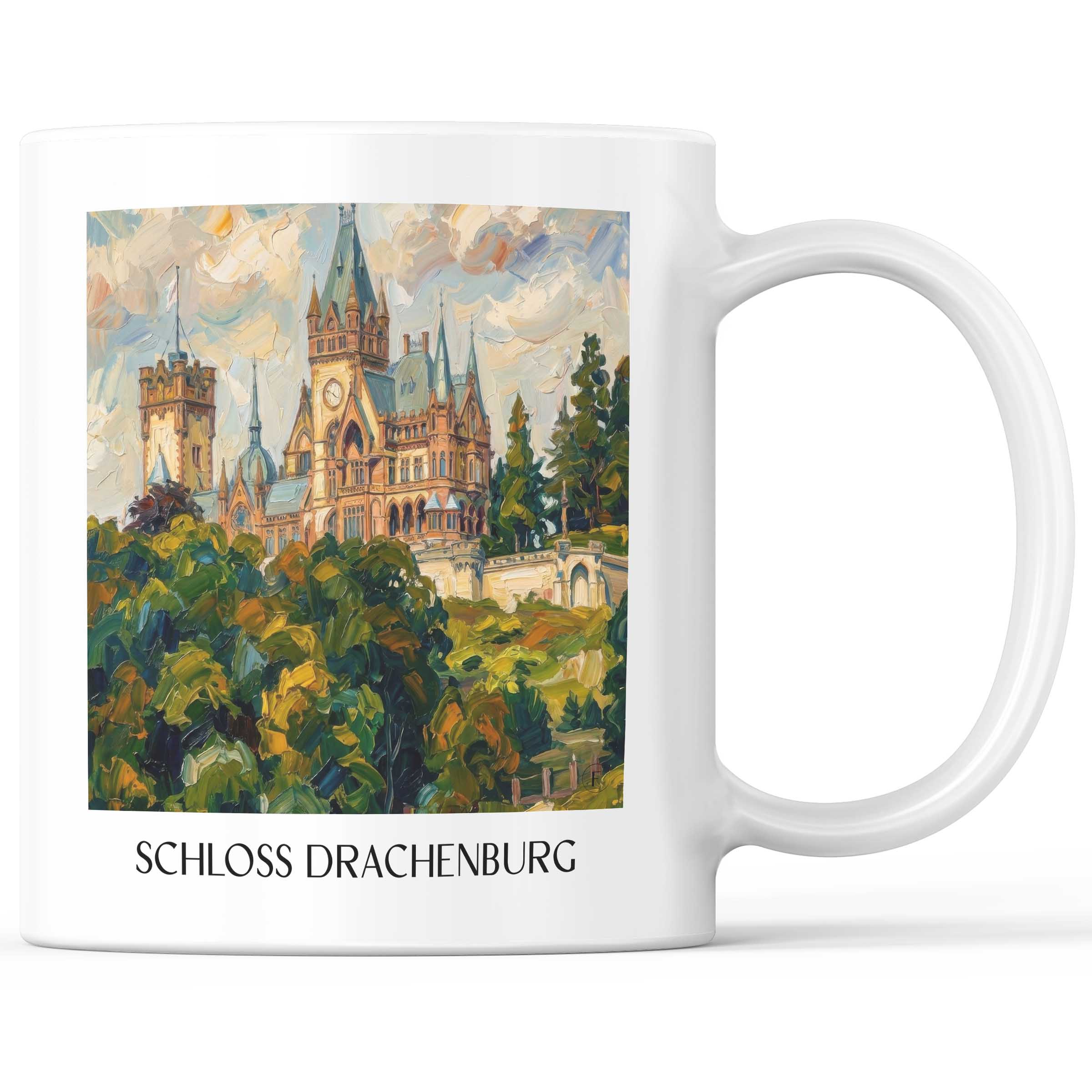 schloss-drachenburg-königswinter-deutschland-kaffeebecher-oil-painting-oelgemaelde