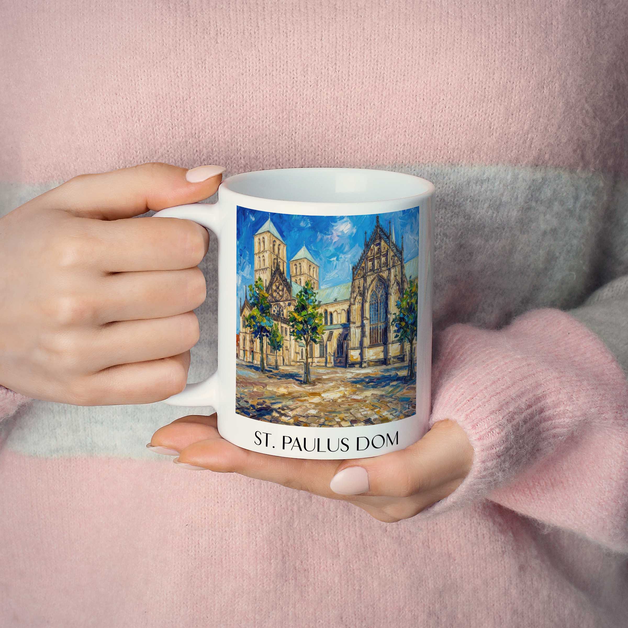 st.-paulus-dom-münster-deutschland-kaffeebecher-oil-painting-oelgemaelde