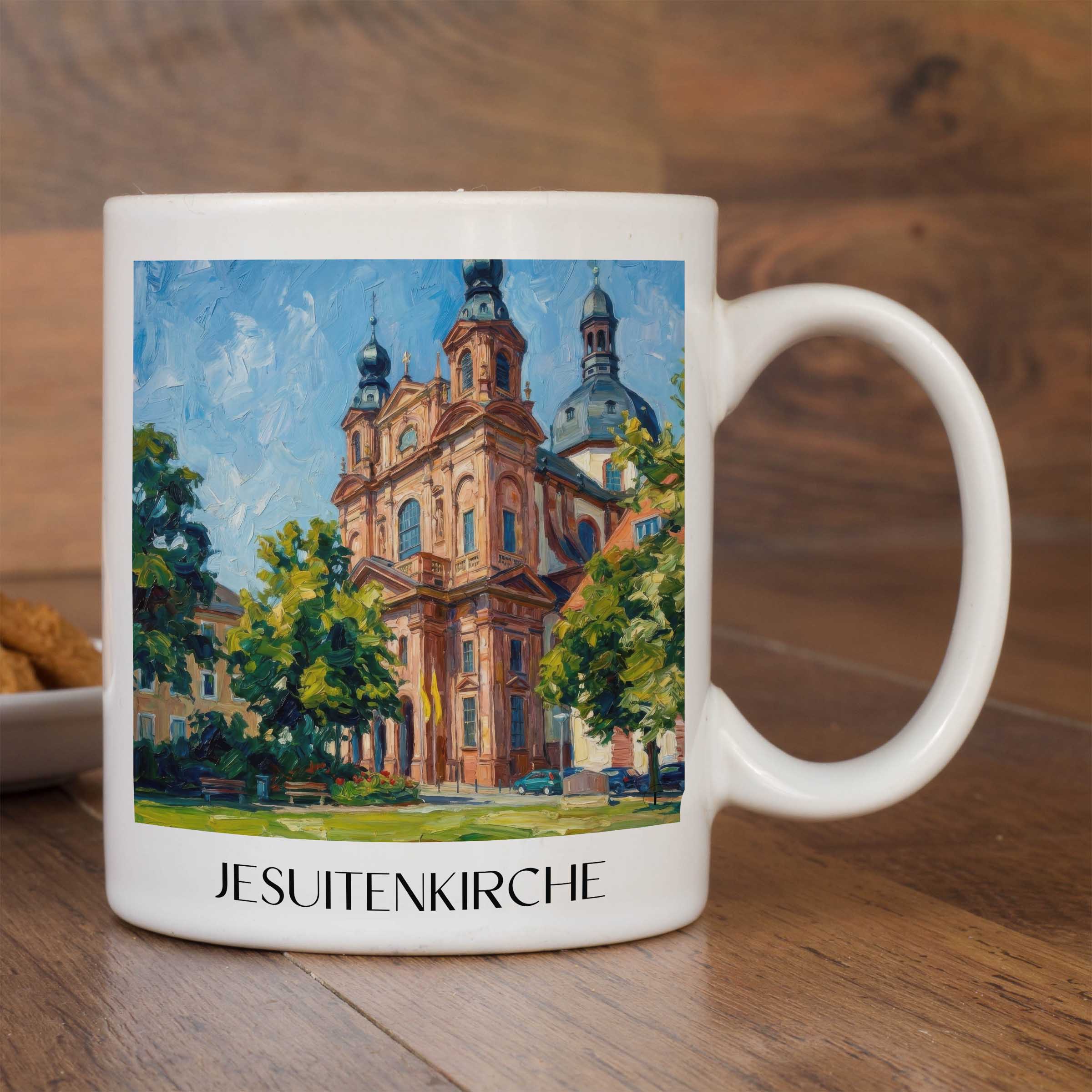jesuitenkirche-mannheim-deutschland-kaffeebecher-oil-painting-oelgemaelde