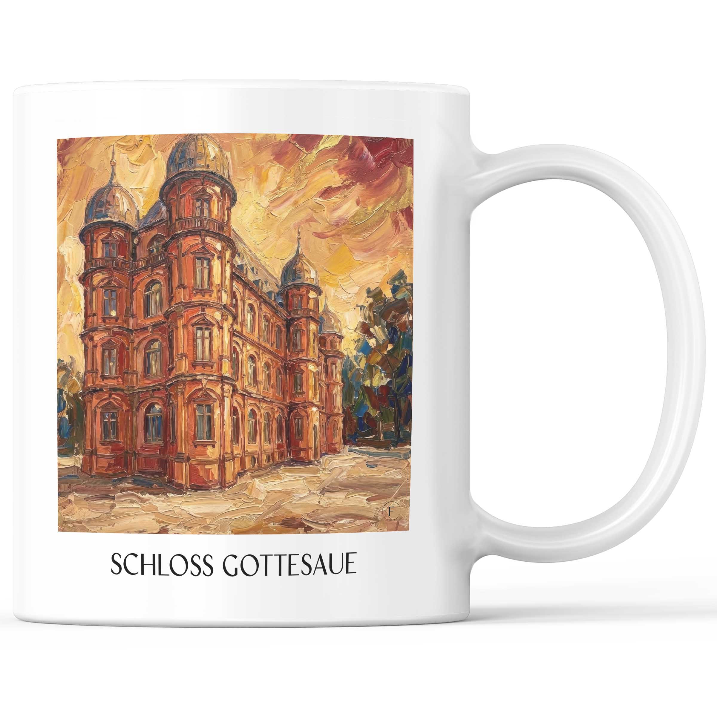schloss-gottesaue-karlsruhe-deutschland-kaffeebecher-oil-painting-oelgemaelde
