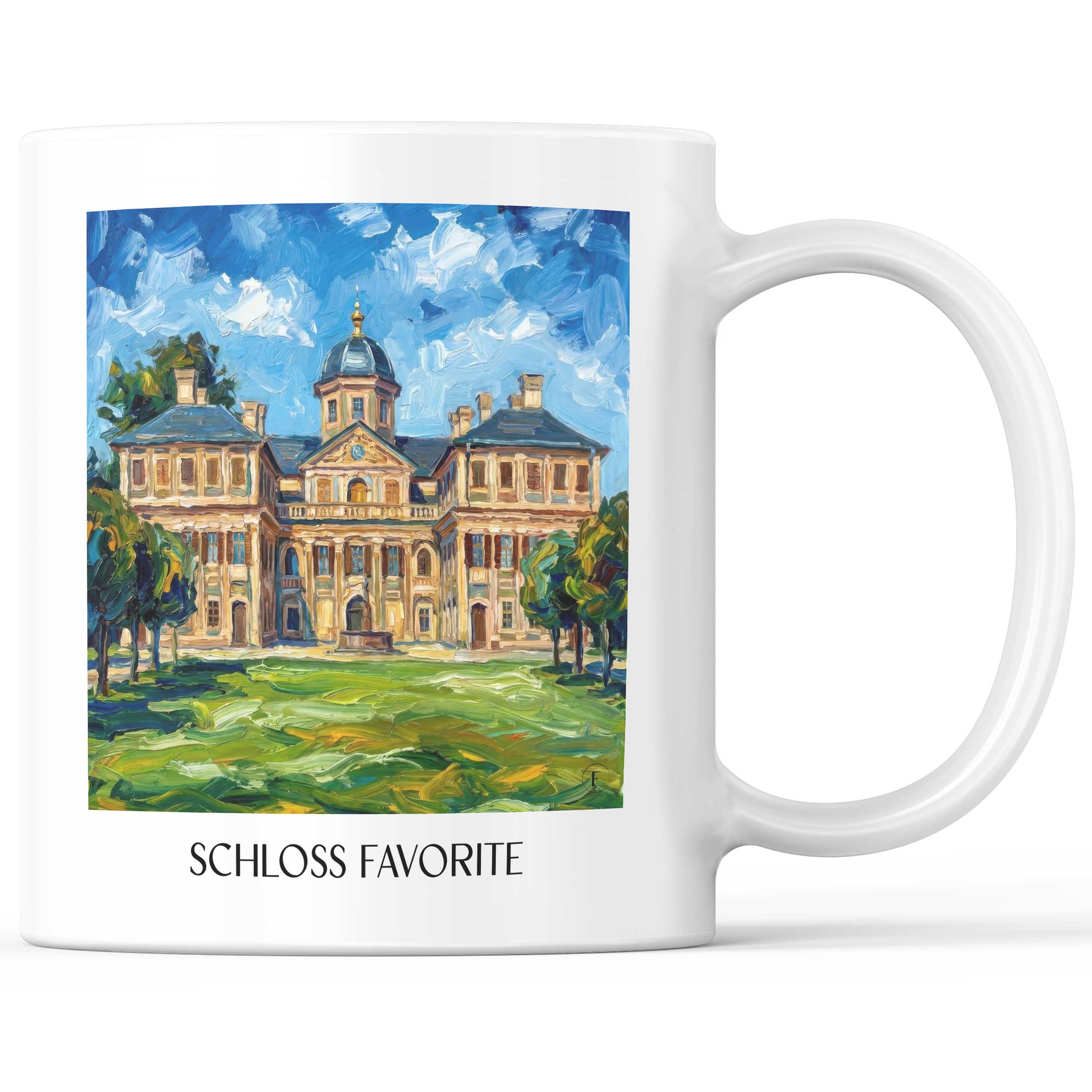 schloss-favorite-rastatt-deutschland-kaffeebecher-oil-painting-oelgemaelde
