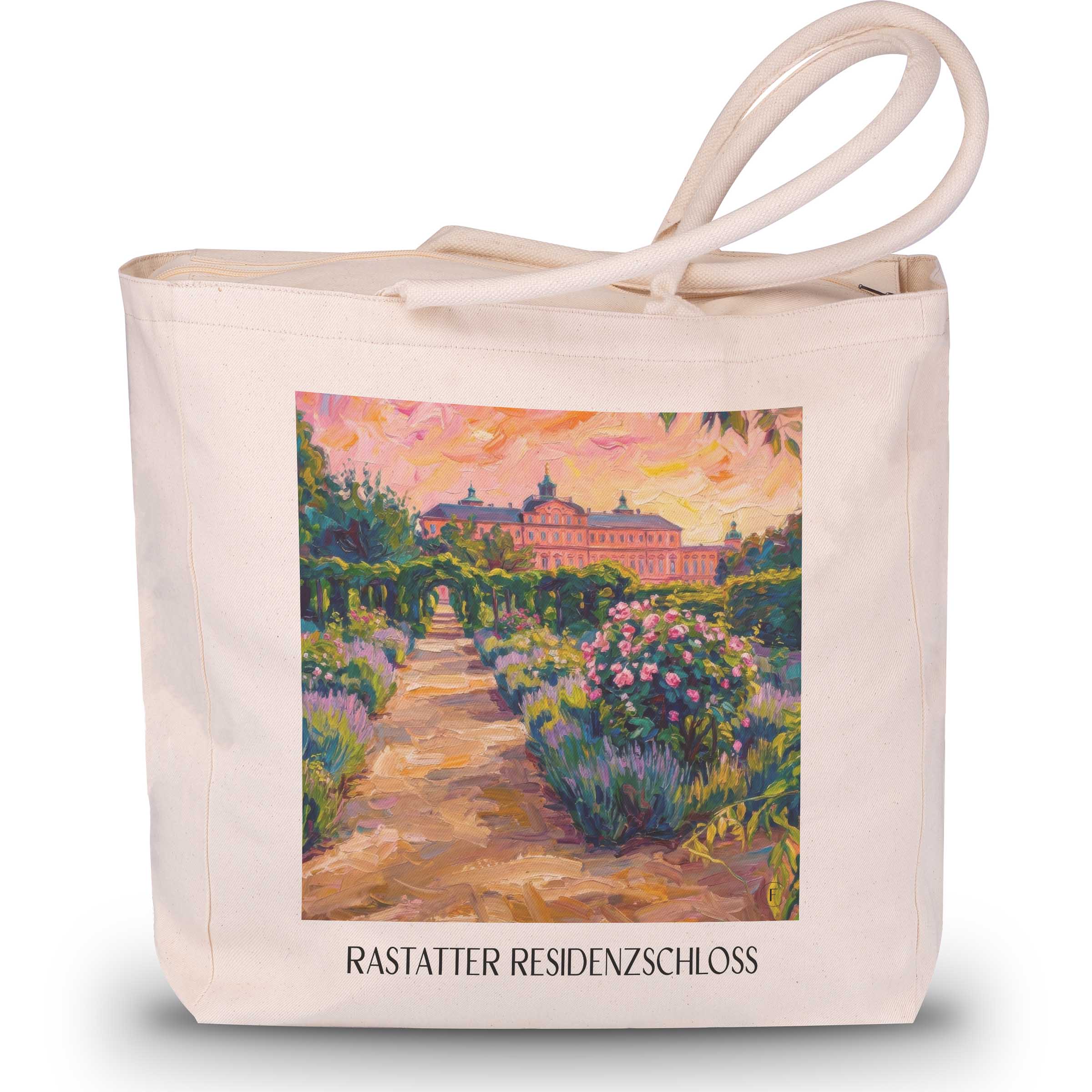 residenzschloss-rastatt-deutschland-einkaufstasche-oil-painting-oelgemaelde