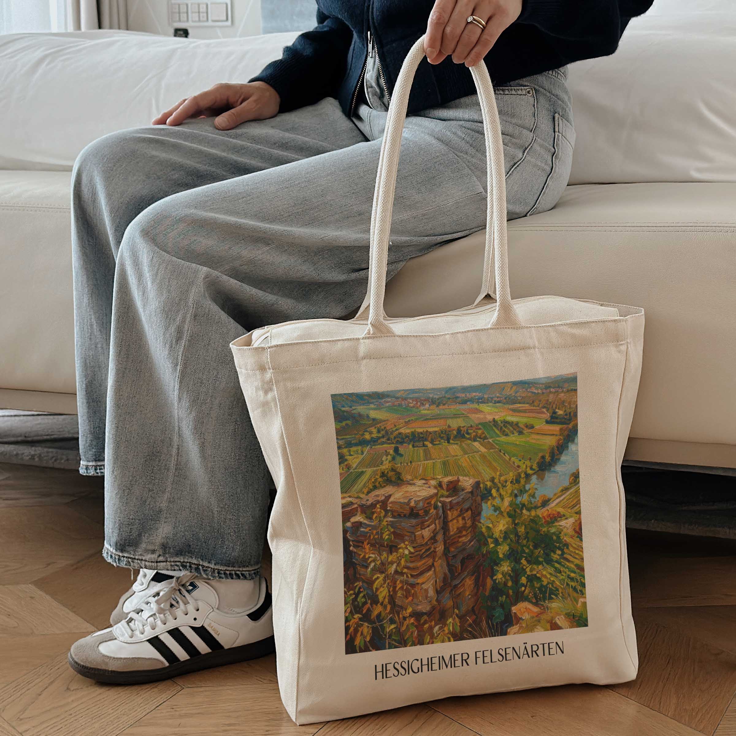 hessigheimer-felsenärten-neckartal-deutschland-einkaufstasche-oil-painting-oelgemaelde