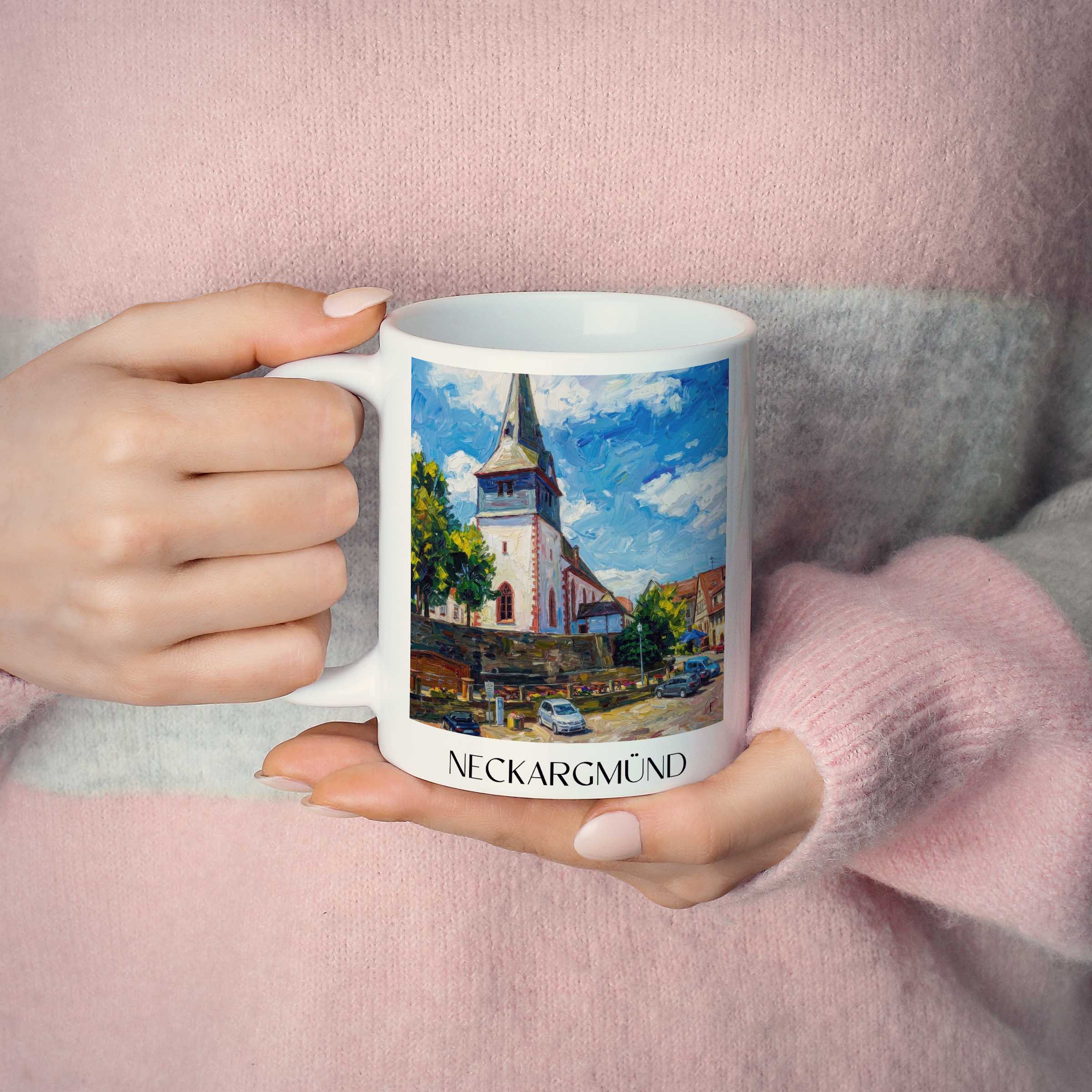 neckargmünd-neckartal-deutschland-kaffeebecher-oil-painting-oelgemaelde