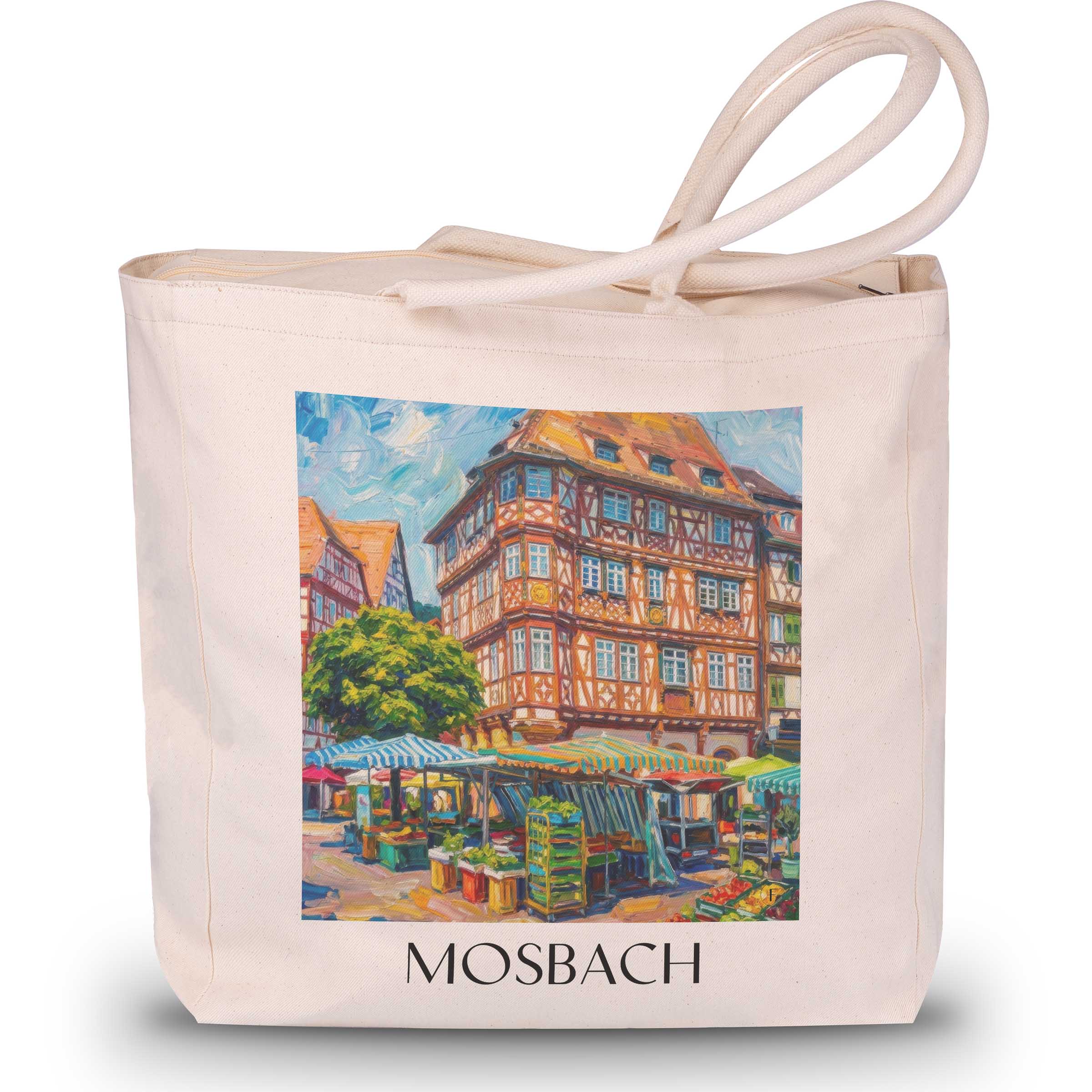 mosbach-neckartal-deutschland-einkaufstasche-oil-painting-oelgemaelde