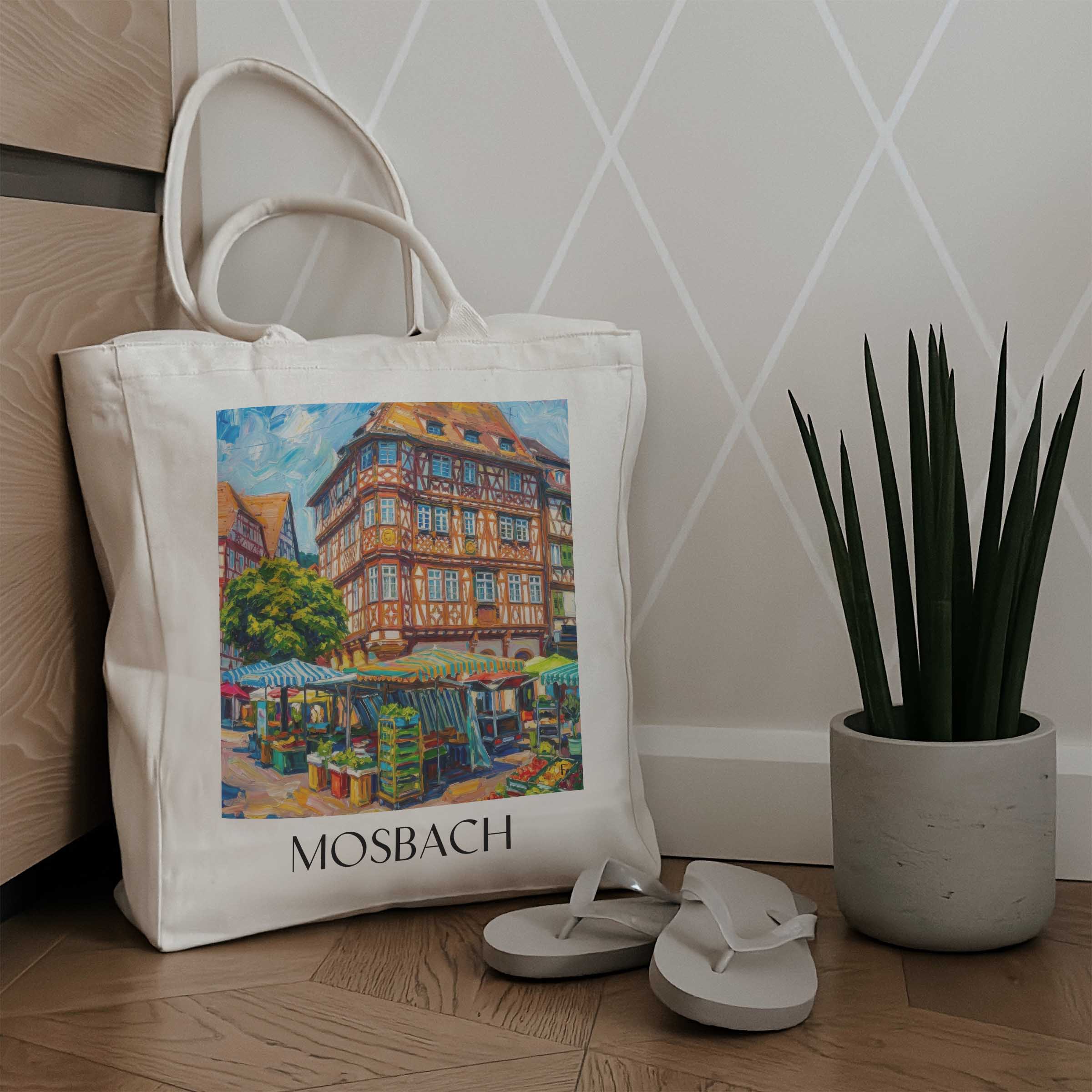 mosbach-neckartal-deutschland-einkaufstasche-oil-painting-oelgemaelde
