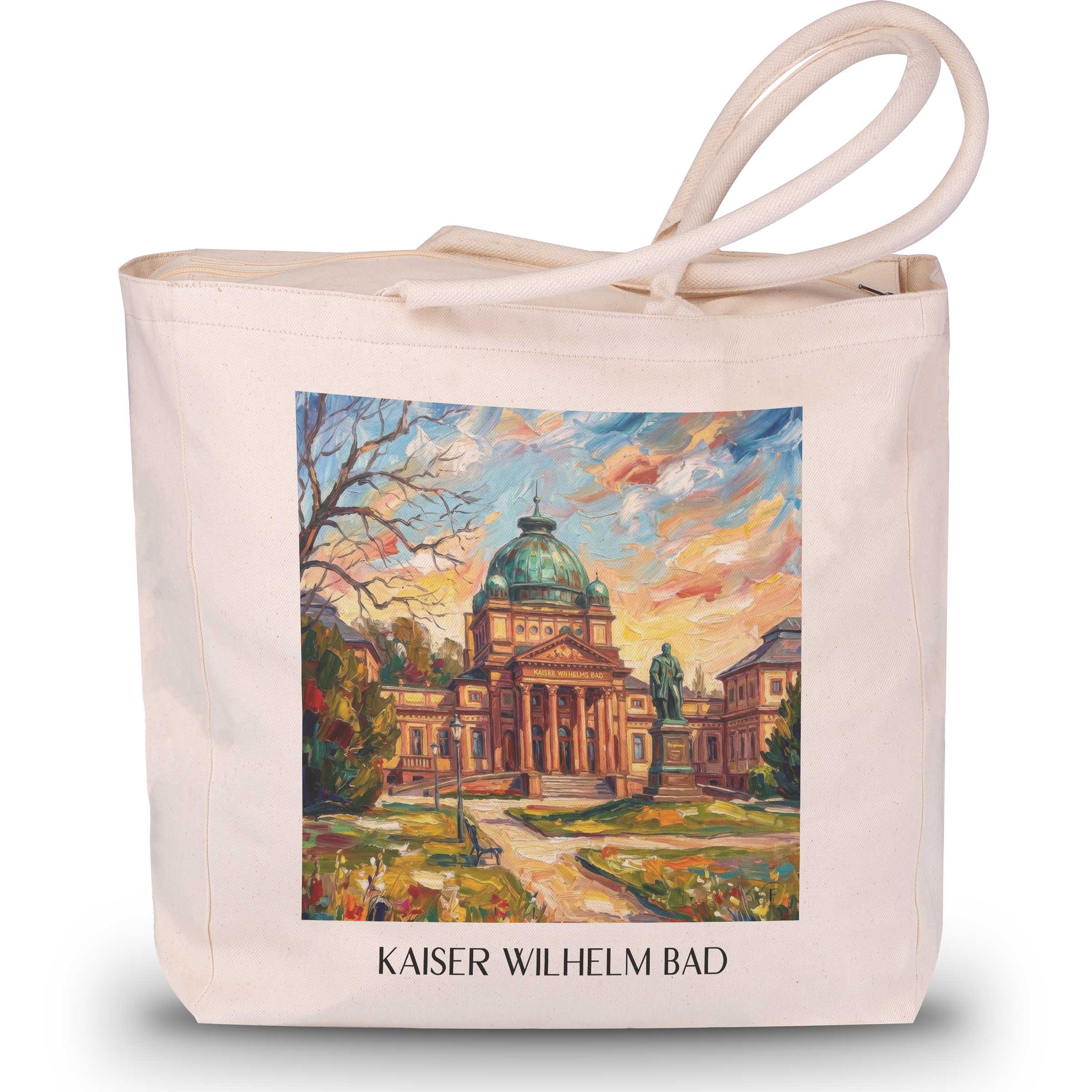 kaiser-wilhelm-bad-bad-homburg-deutschland-einkaufstasche-oil-painting-oelgemaelde